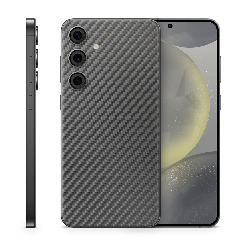 Samsung Galaxy S23 Plus Essentials Black Carbon Fiber Skin Wrap Cover