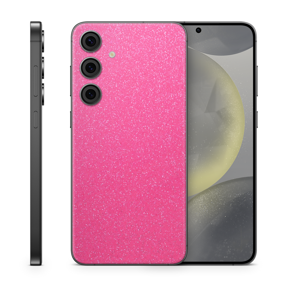 Samsung Galaxy S23 Plus Essentials Pink Glitterbomb Skin Wrap Cover