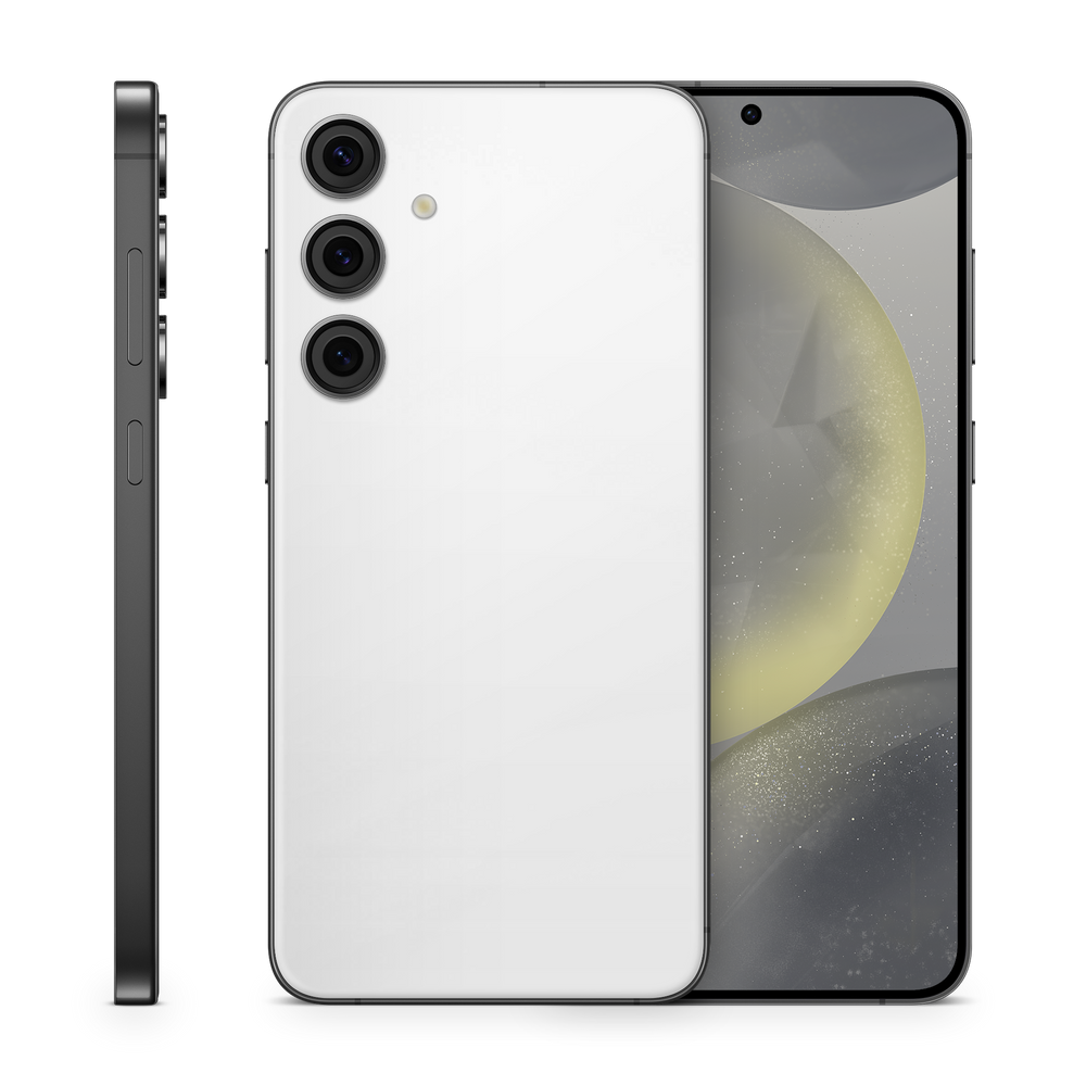 Samsung Galaxy S23 Plus Essentials Satin White Skin Wrap Cover
