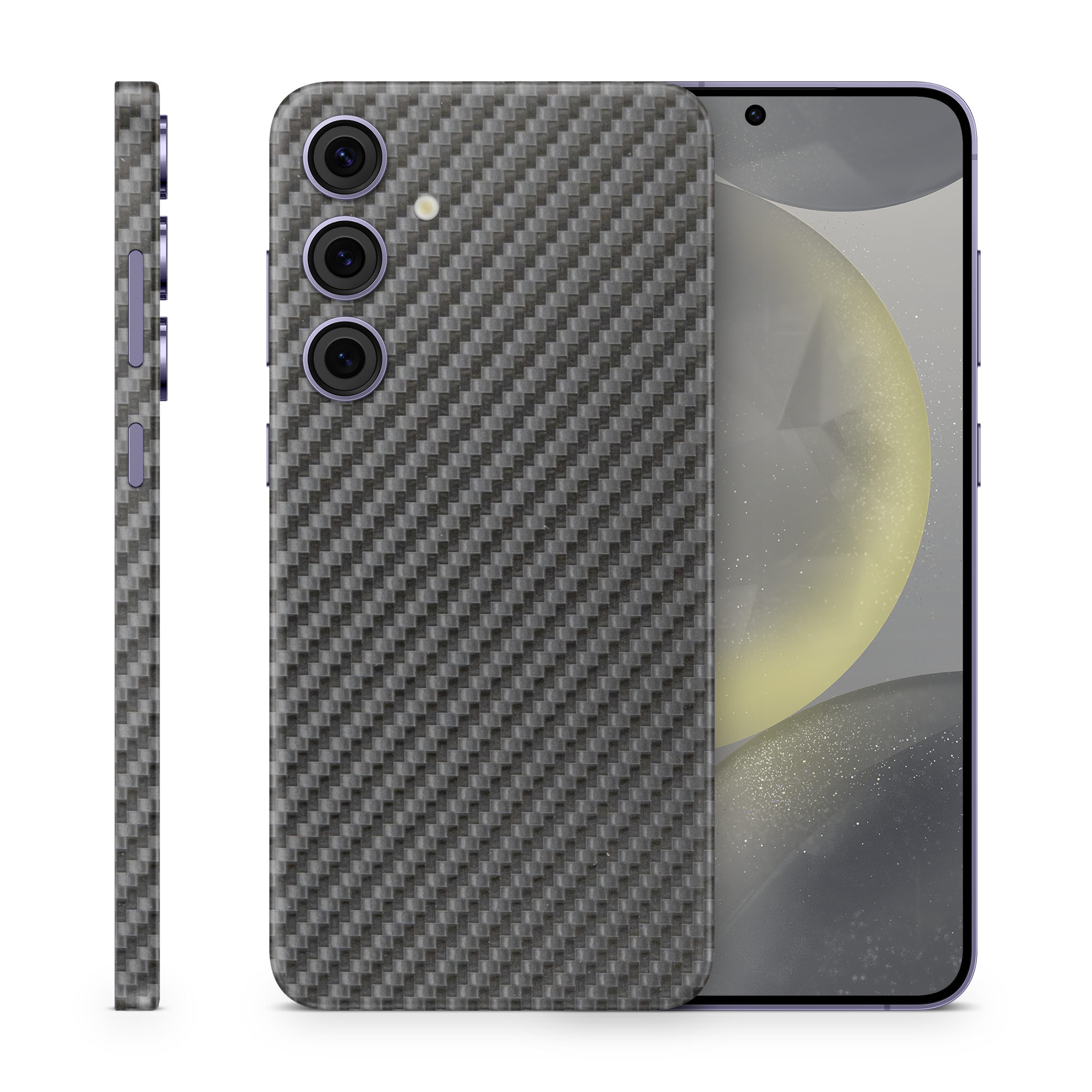 Samsung Galaxy S23 Professional Black Carbon Fiber Skin Wrap Cover