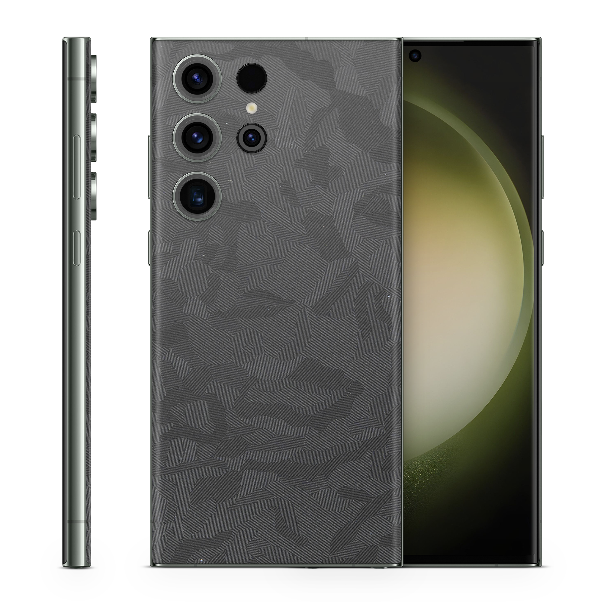 Samsung Galaxy S23 Ultra Essentials Black Camo Skin Wrap Cover