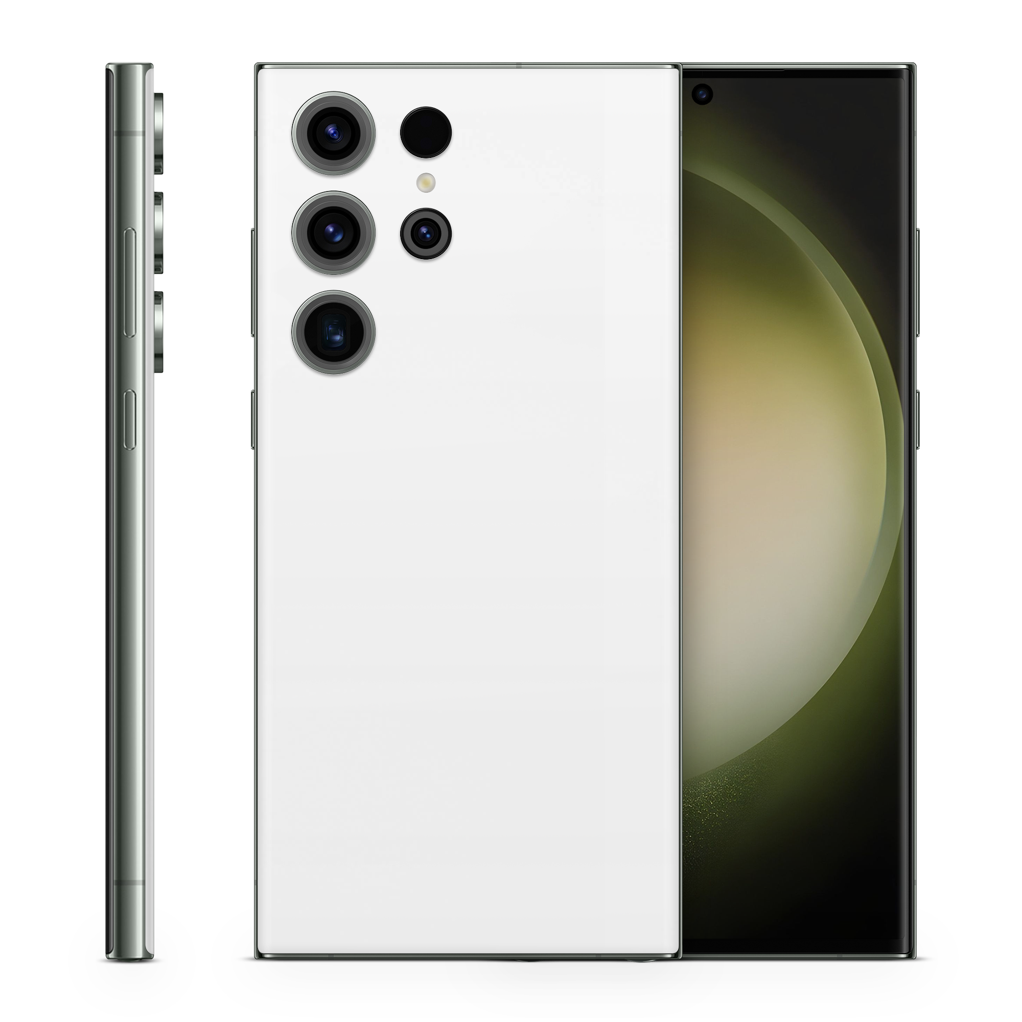 Samsung Galaxy S23 Ultra Essentials Satin White Skin Wrap Cover