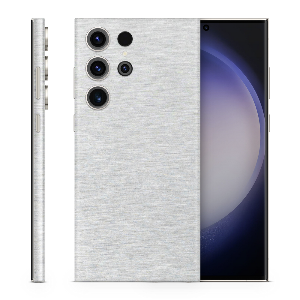 Samsung Galaxy S23 Ultra Professional Brushed Aluminum Skin Wrap Cover