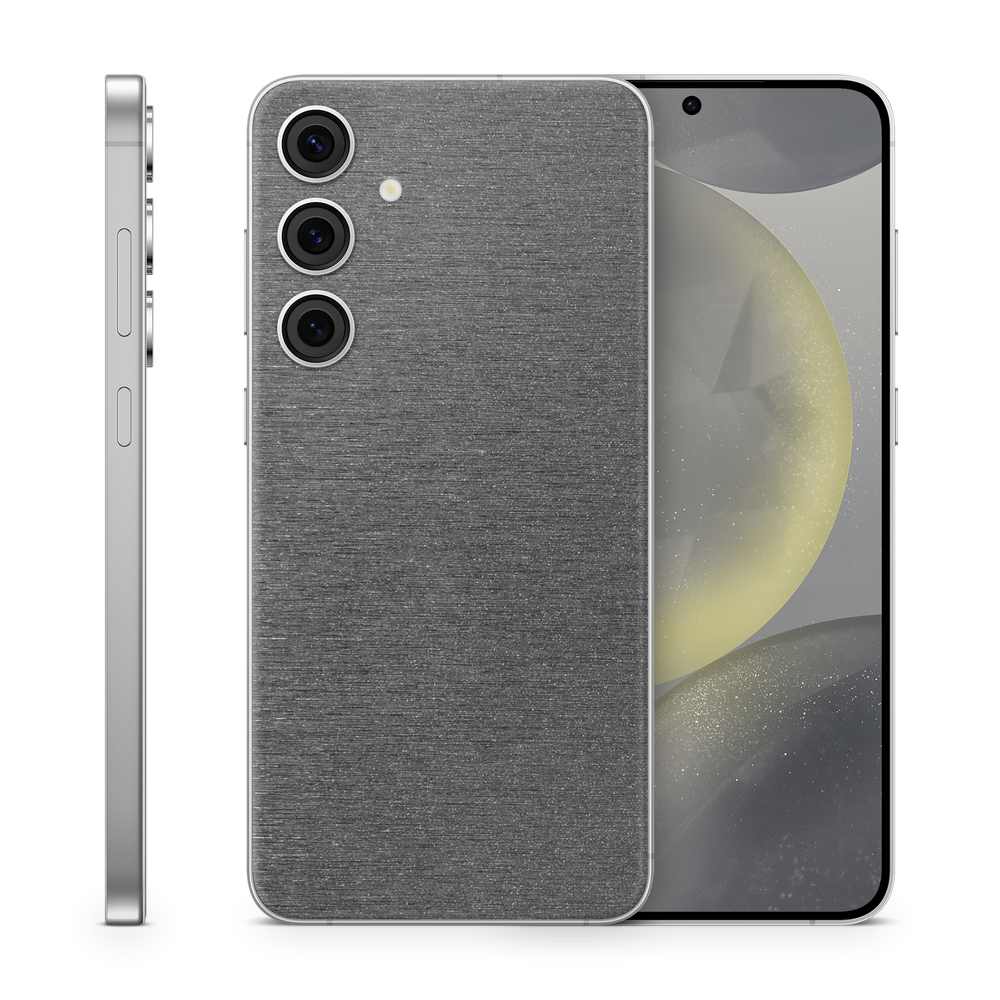 Samsung Galaxy S24 Essentials Brushed Black Skin Wrap Cover