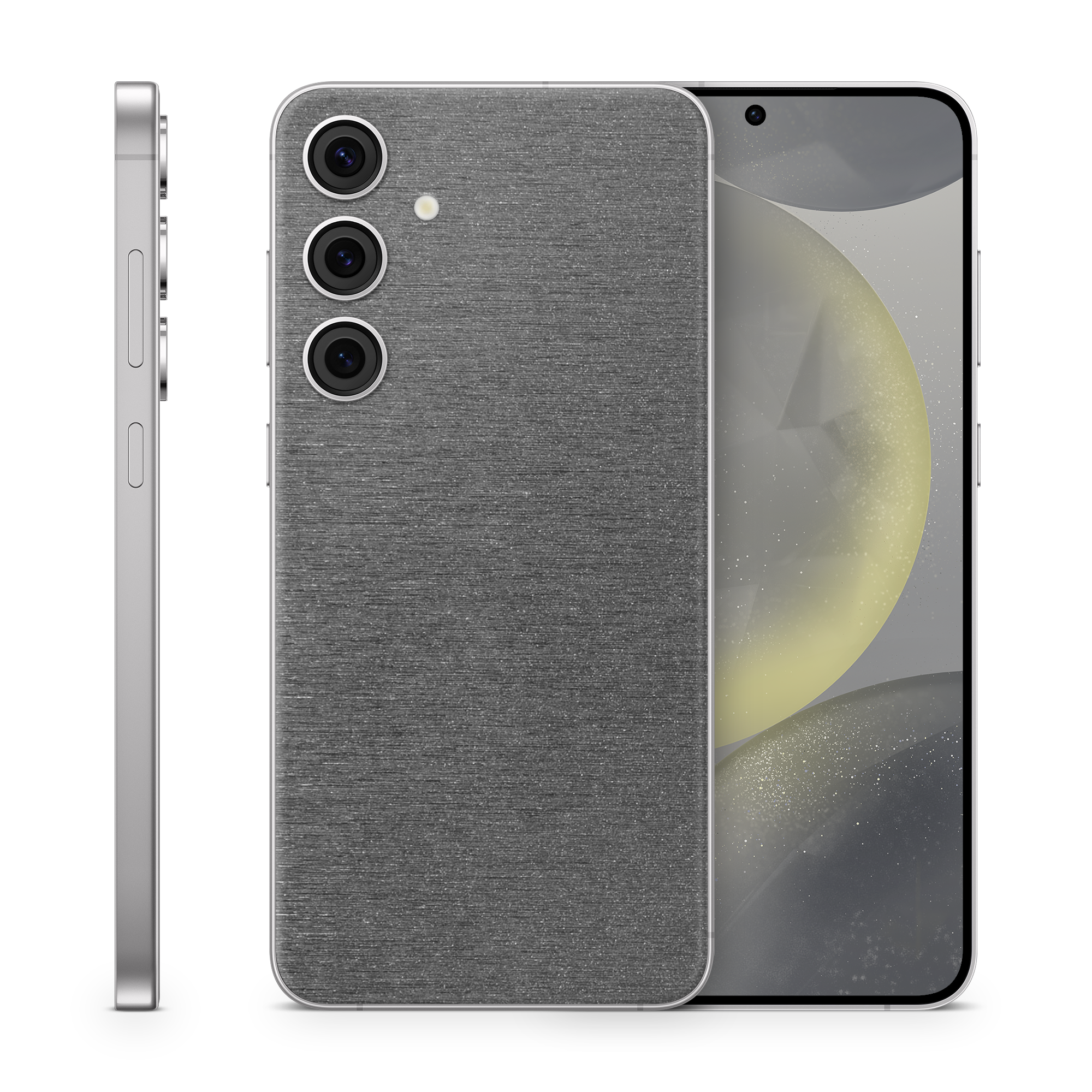 Samsung Galaxy S24 Essentials Brushed Black Skin Wrap Cover