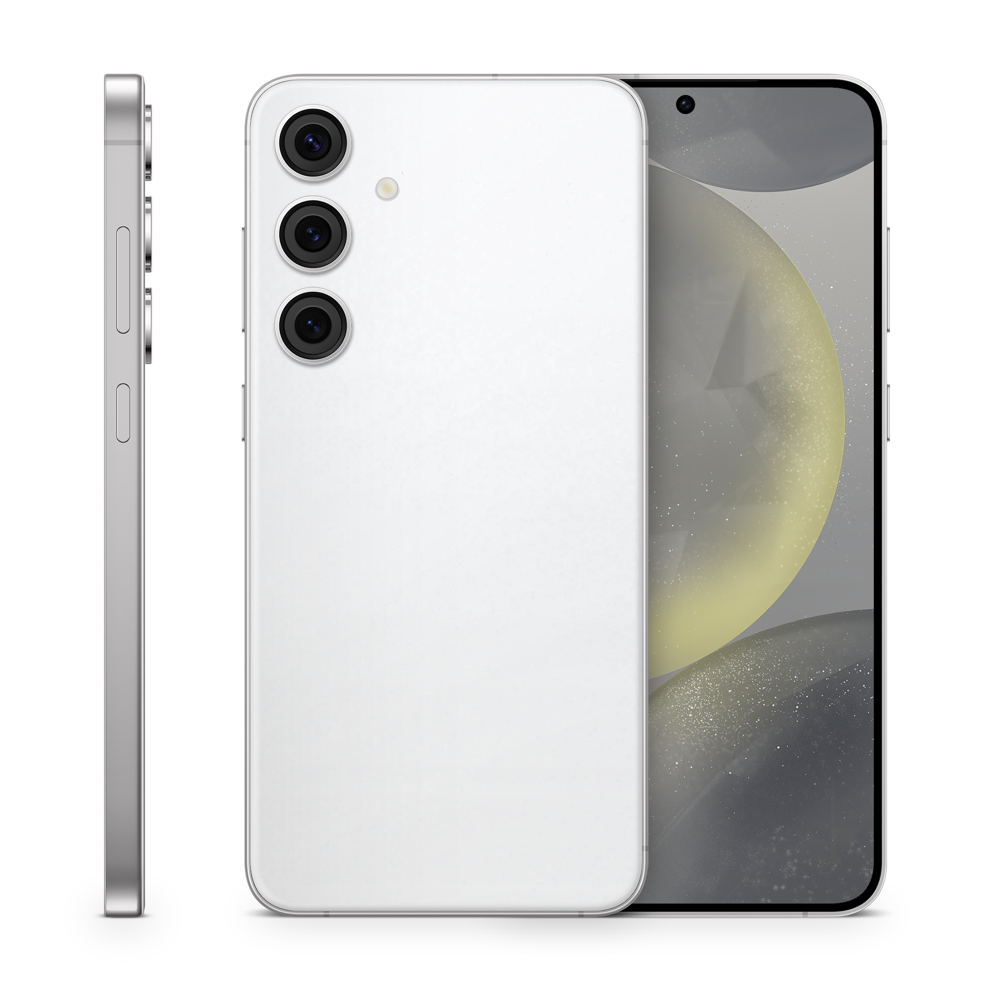 Samsung Galaxy S24 Essentials Frosty Vanilla Skin Wrap Cover