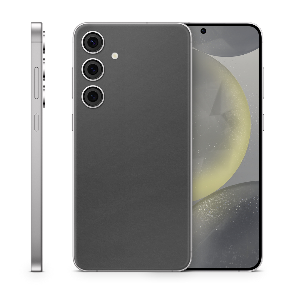 Samsung Galaxy S24 Essentials Matte Black Skin Wrap Cover