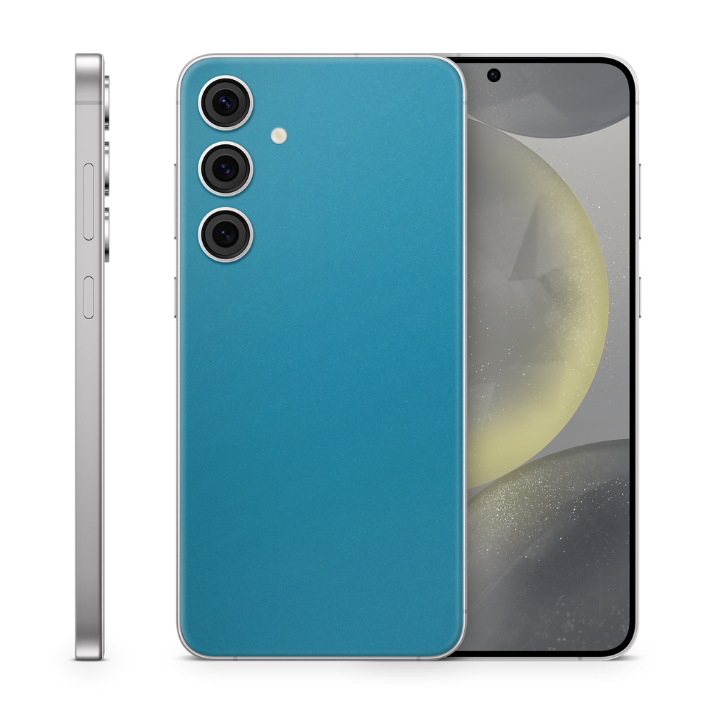 Samsung Galaxy S24 Essentials Satin Ocean Shimmer Skin Wrap Cover