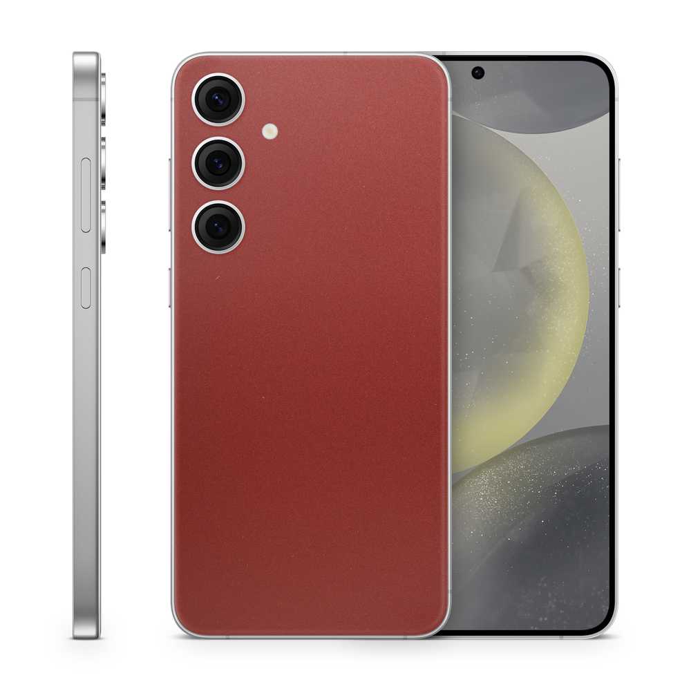 Samsung Galaxy S24 Essentials Vampire Red Skin Wrap Cover