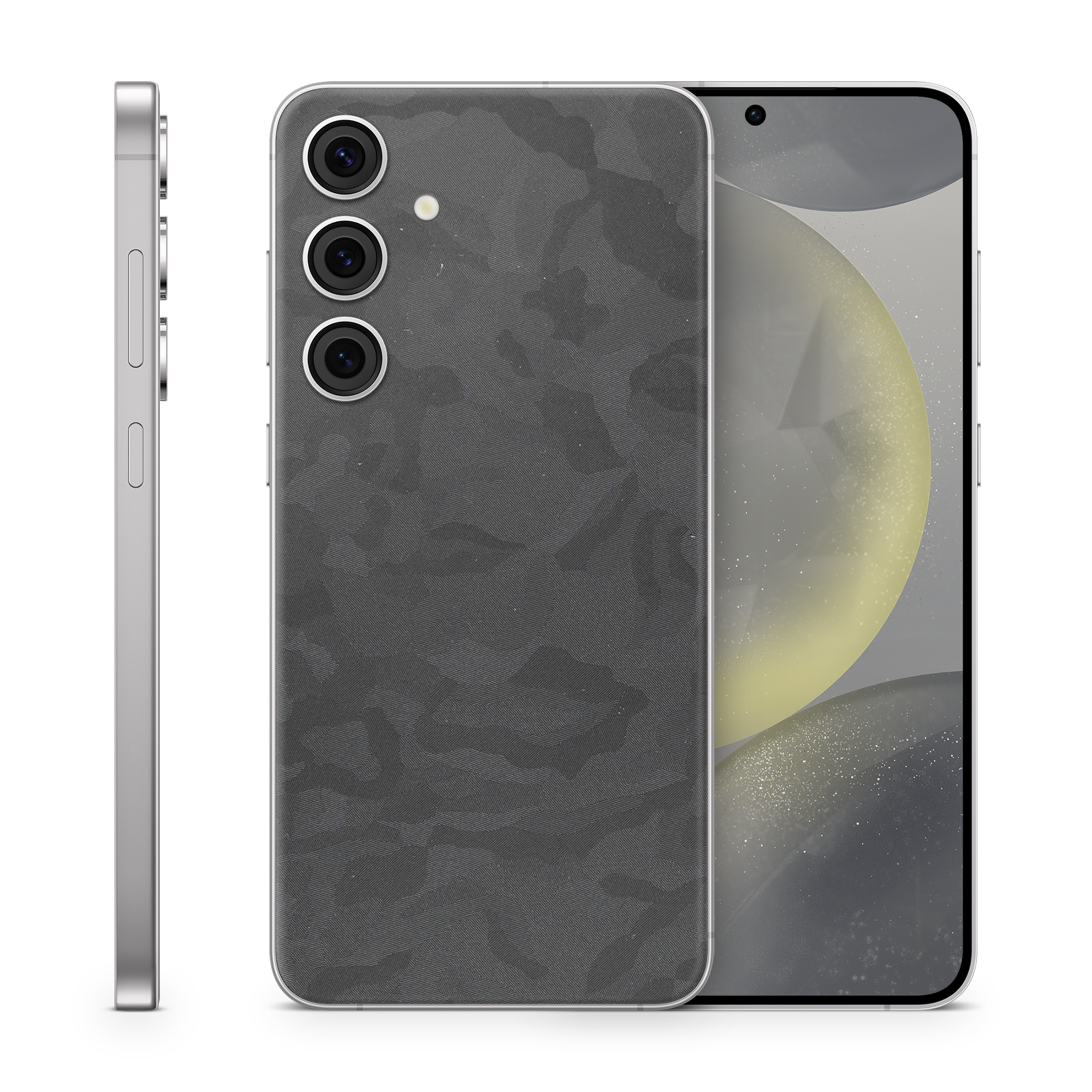 Samsung Galaxy S24 Plus Essentials Black Camo Skin Wrap Cover