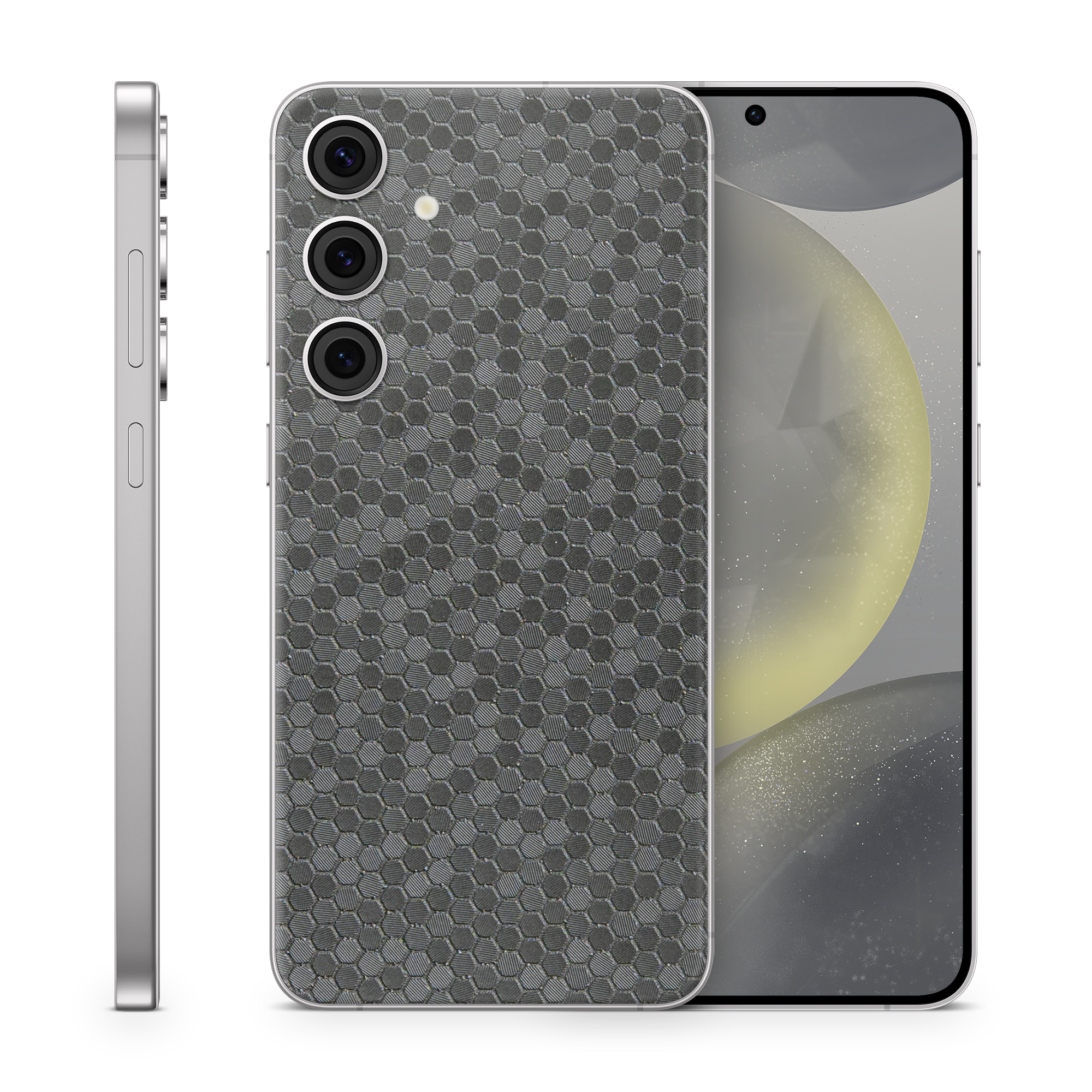 Samsung Galaxy S24 Plus Essentials Black Honeycomb Skin Wrap Cover