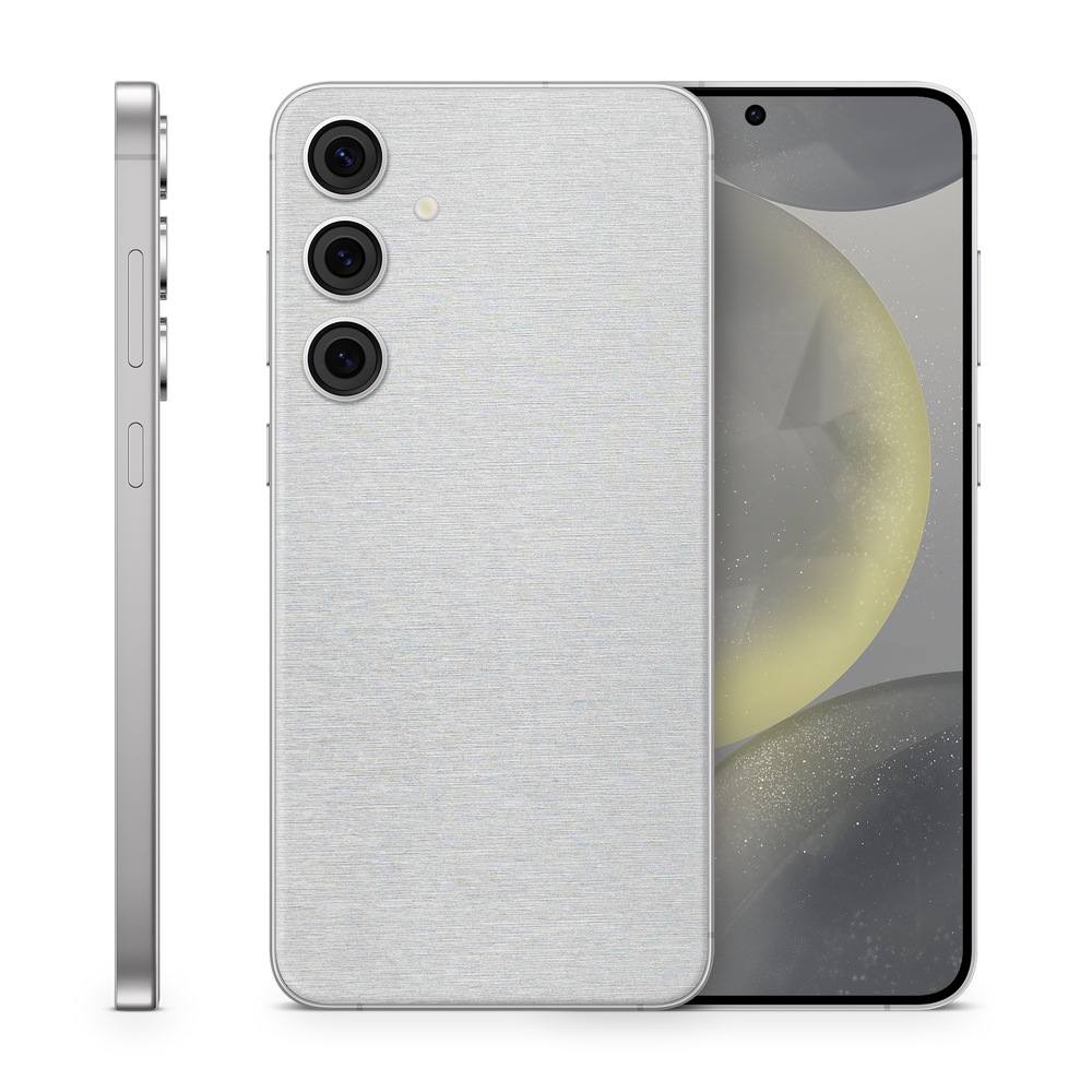 Samsung Galaxy S24 Plus Essentials Brushed Aluminum Skin Wrap Cover