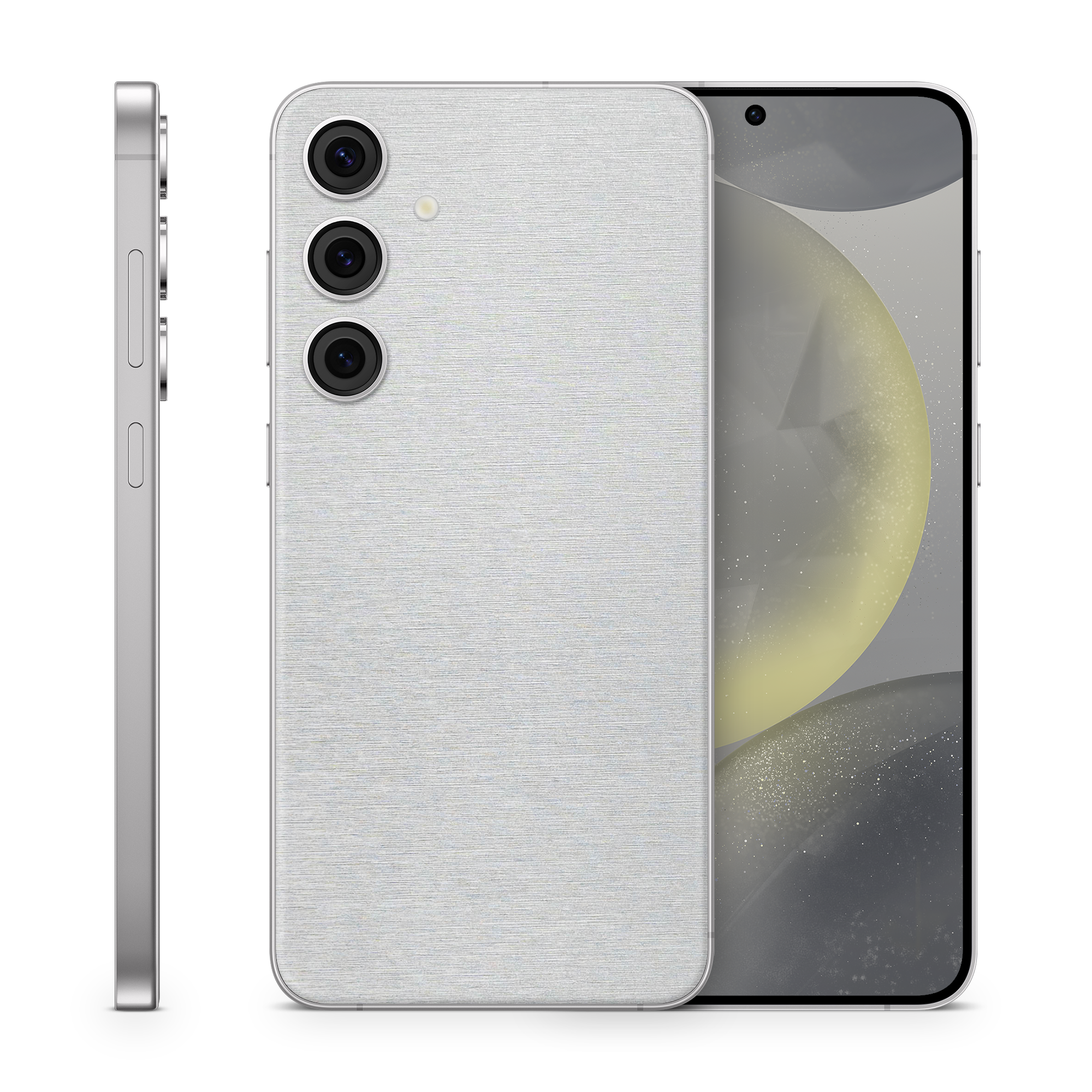 Samsung Galaxy S24 Plus Essentials Brushed Aluminum Skin Wrap Cover