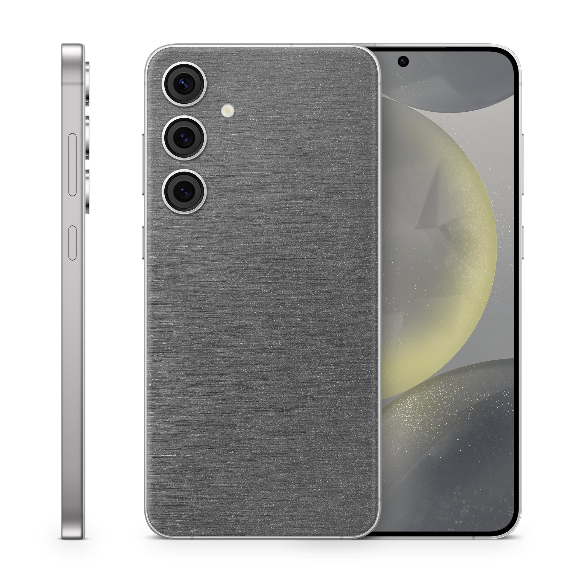 Samsung Galaxy S24 Plus Essentials Brushed Black Skin Wrap Cover