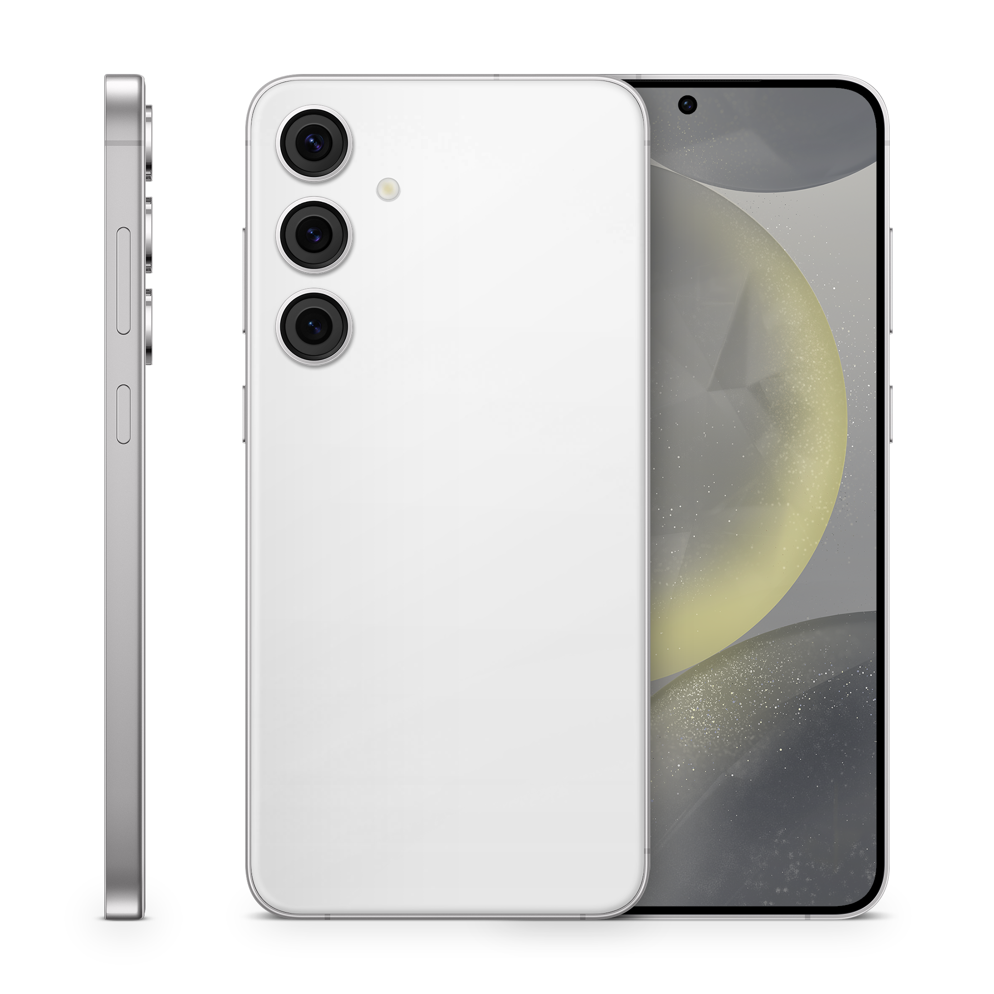Samsung Galaxy S24 Plus Essentials Satin White Skin Wrap Cover