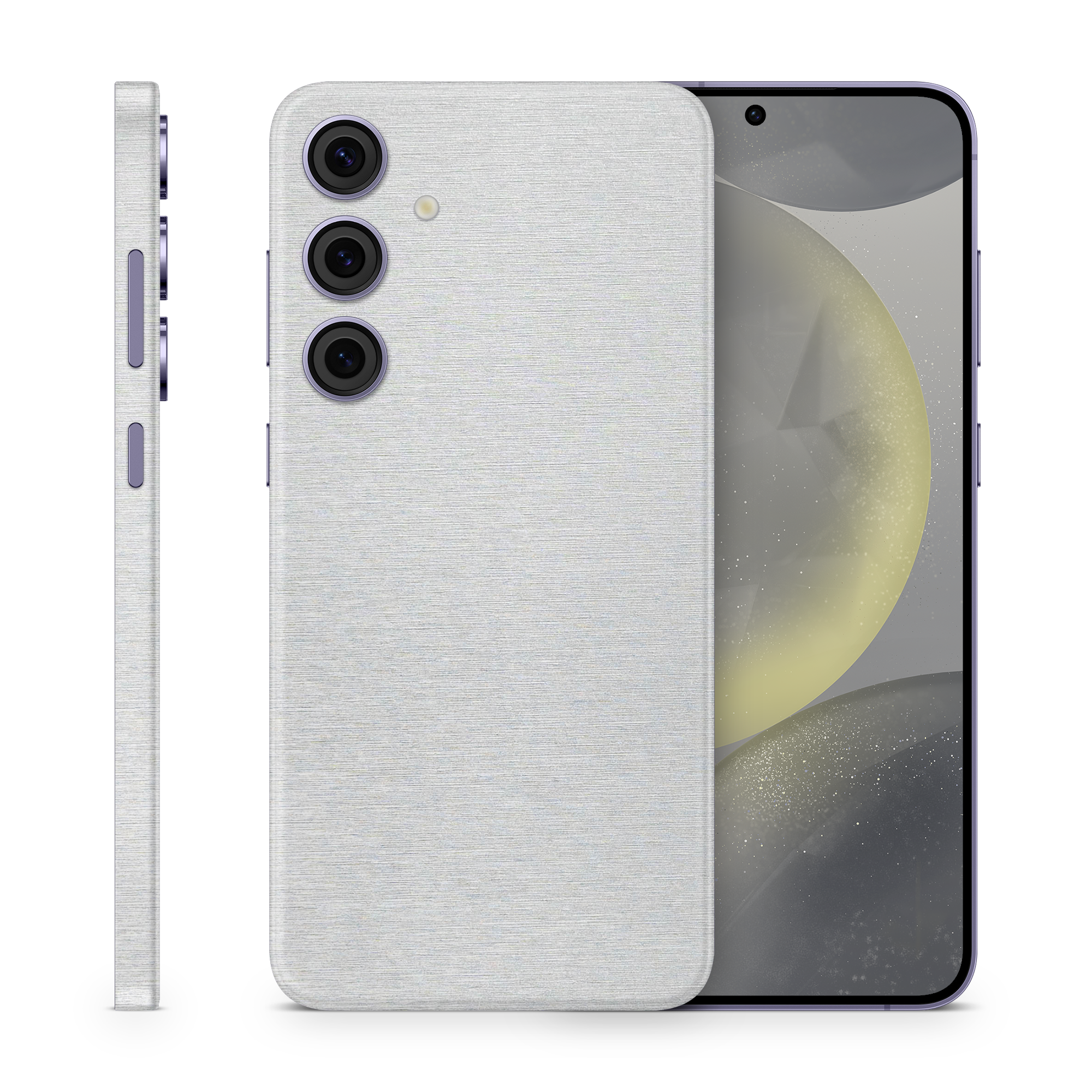 Samsung Galaxy S24 Plus Professional Brushed Aluminum Skin Wrap Cover