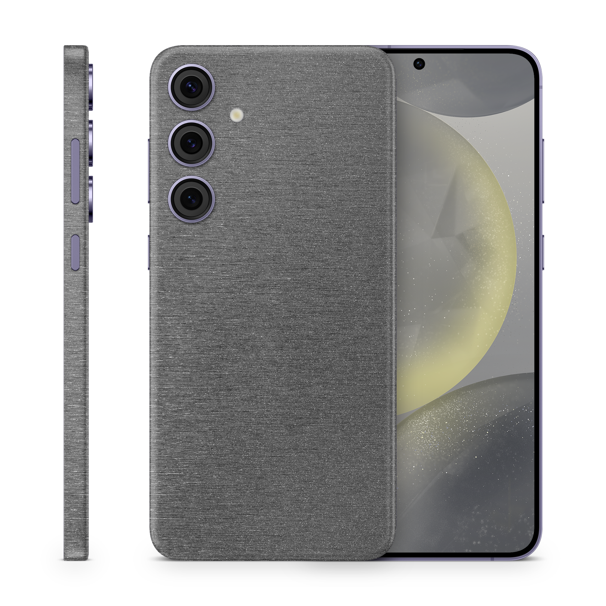 Samsung Galaxy S24 Plus Professional Brushed Black Skin Wrap Cover