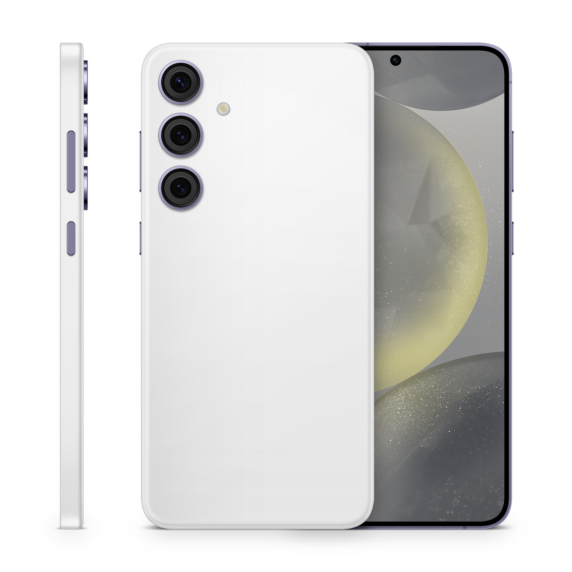 Samsung Galaxy S24 Plus Professional Satin White Skin Wrap Cover