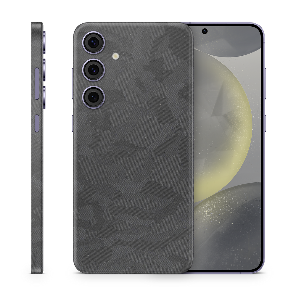 Samsung Galaxy S24 Professional Black Camo Skin Wrap Cover