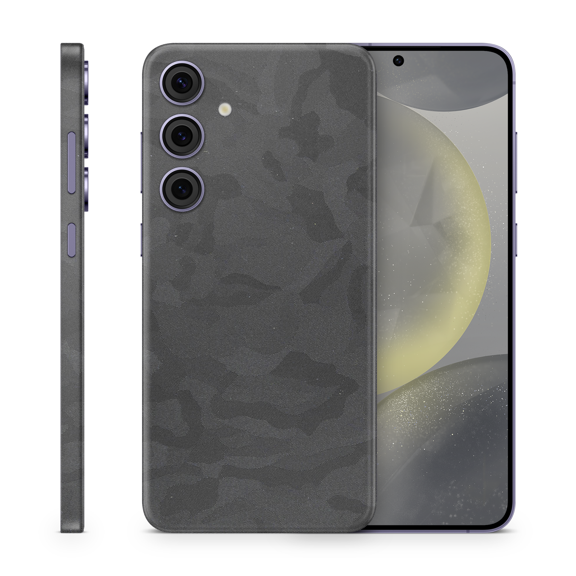 Samsung Galaxy S24 Professional Black Camo Skin Wrap Cover