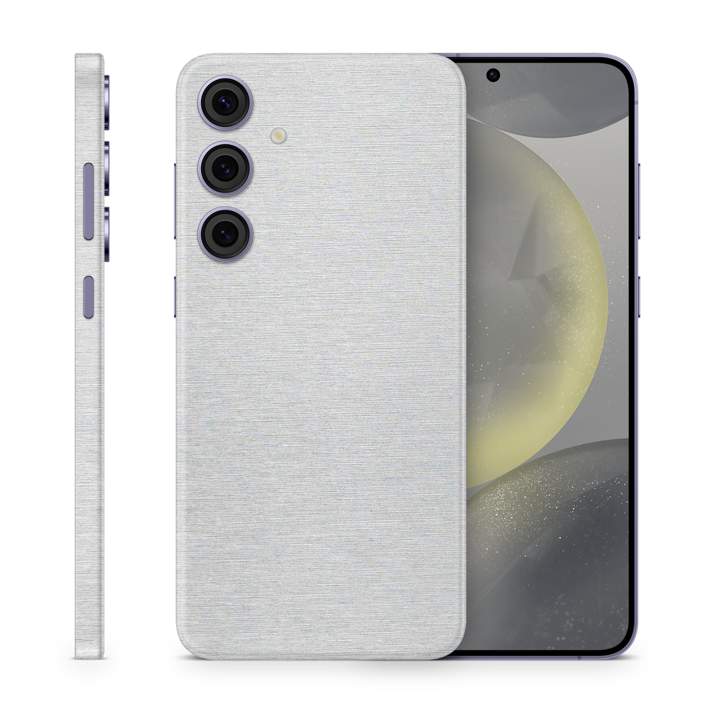 Samsung Galaxy S24 Professional Brushed Aluminum Skin Wrap Cover