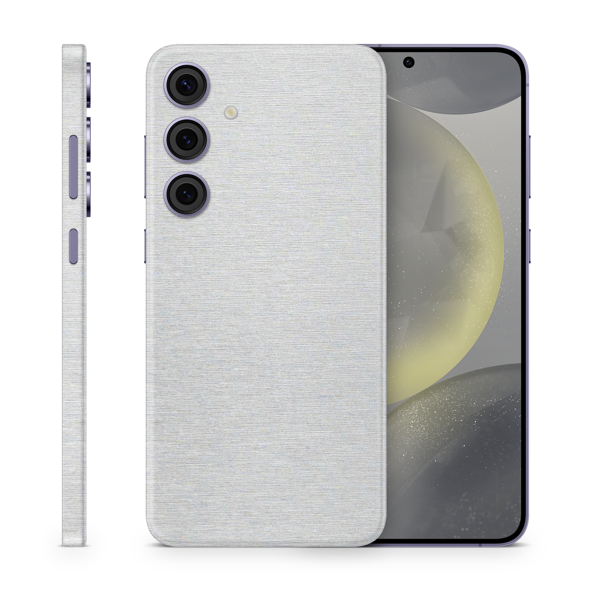 Samsung Galaxy S24 Professional Brushed Aluminum Skin Wrap Cover