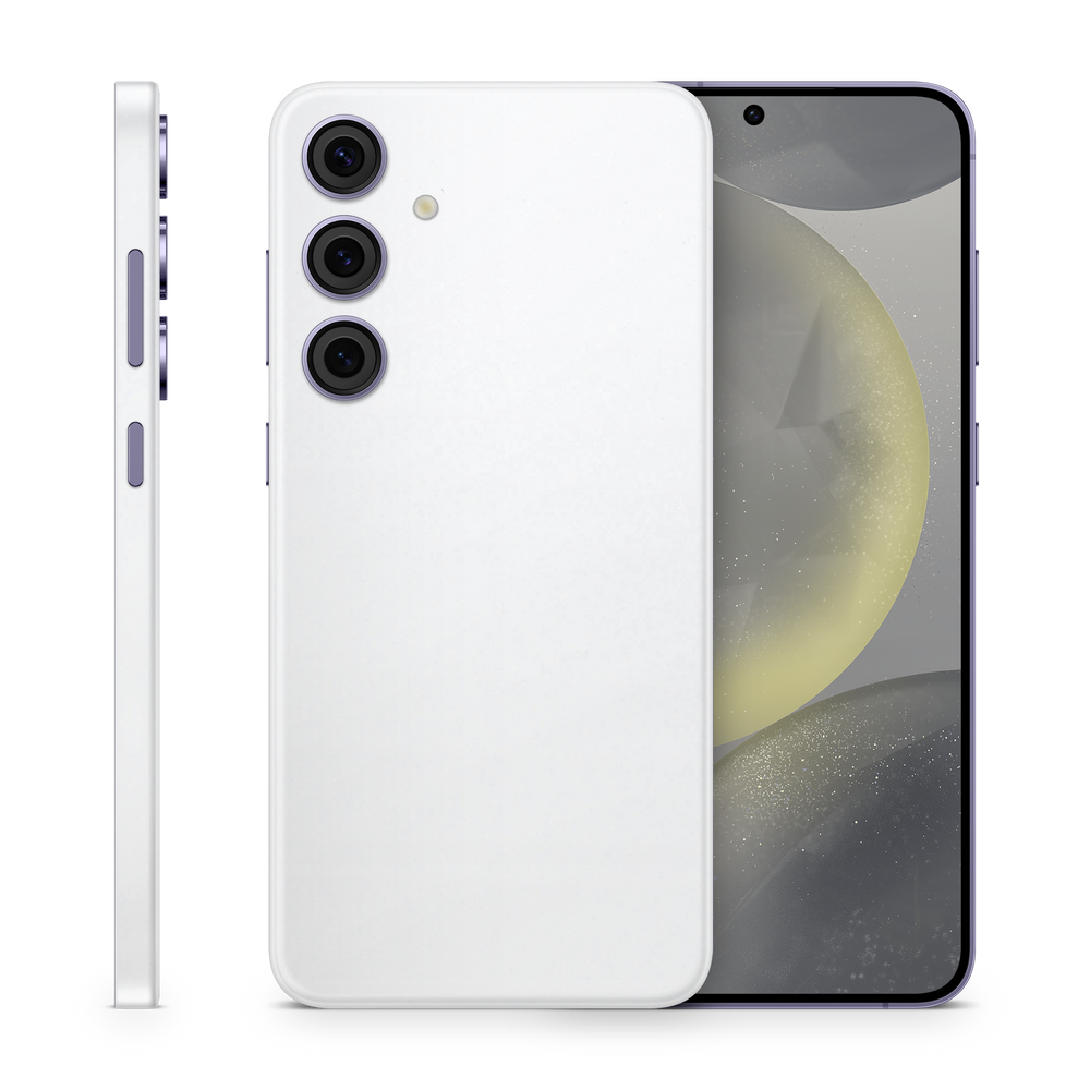 Samsung Galaxy S24 Professional Frosty Vanilla Skin Wrap Cover