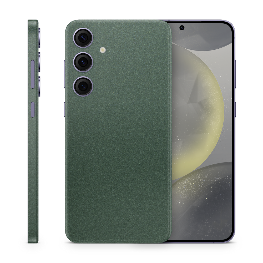 Samsung Galaxy S24 Professional Matte Green Metallic Skin Wrap Cover