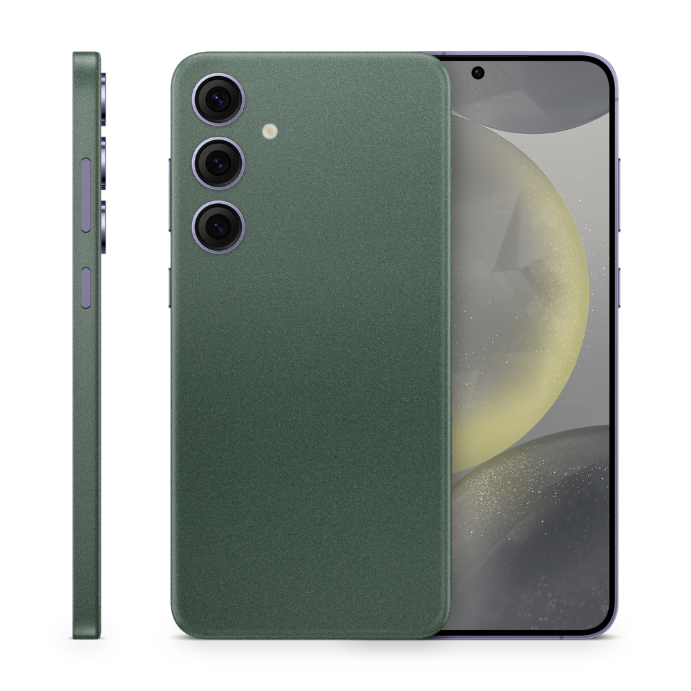 Samsung Galaxy S24+ Professional Matte Green Metallic Skin Wrap Cover