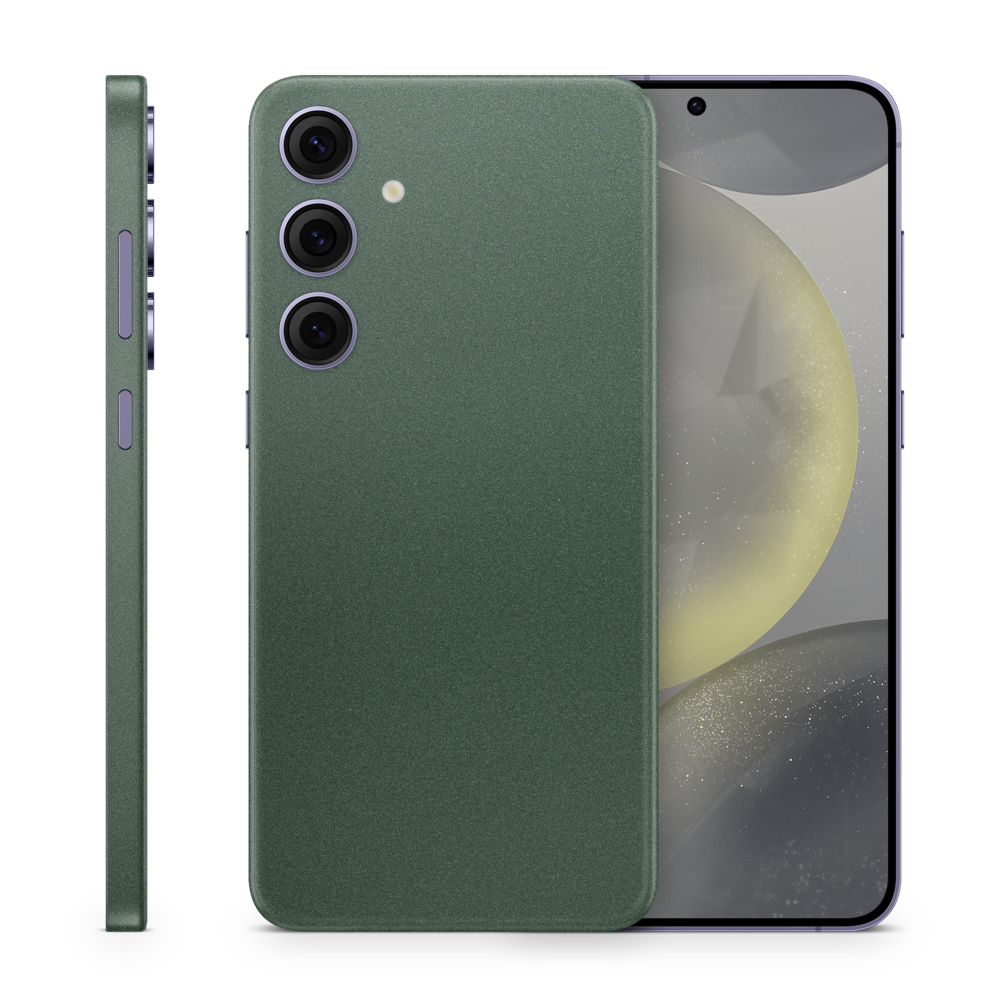 Samsung Galaxy S24+ Professional Matte Green Metallic Skin Wrap Cover