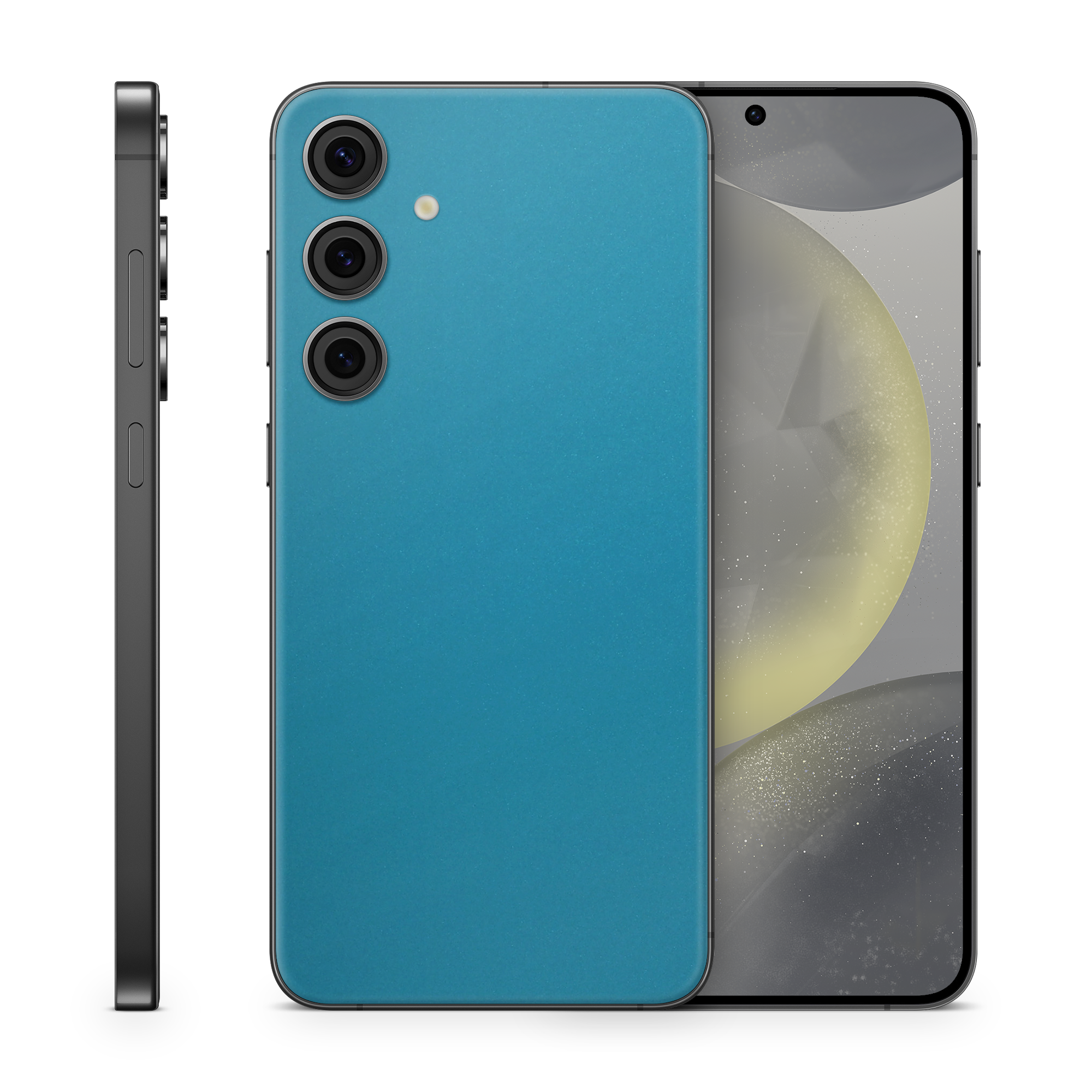 Samsung Galaxy S25 Essentials Satin Ocean Shimmer Skin Wrap Cover