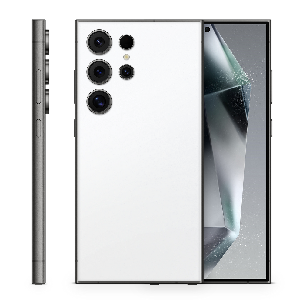 Samsung Galaxy S25 Ultra Essentials Frosty Vanilla Skin Wrap Cover