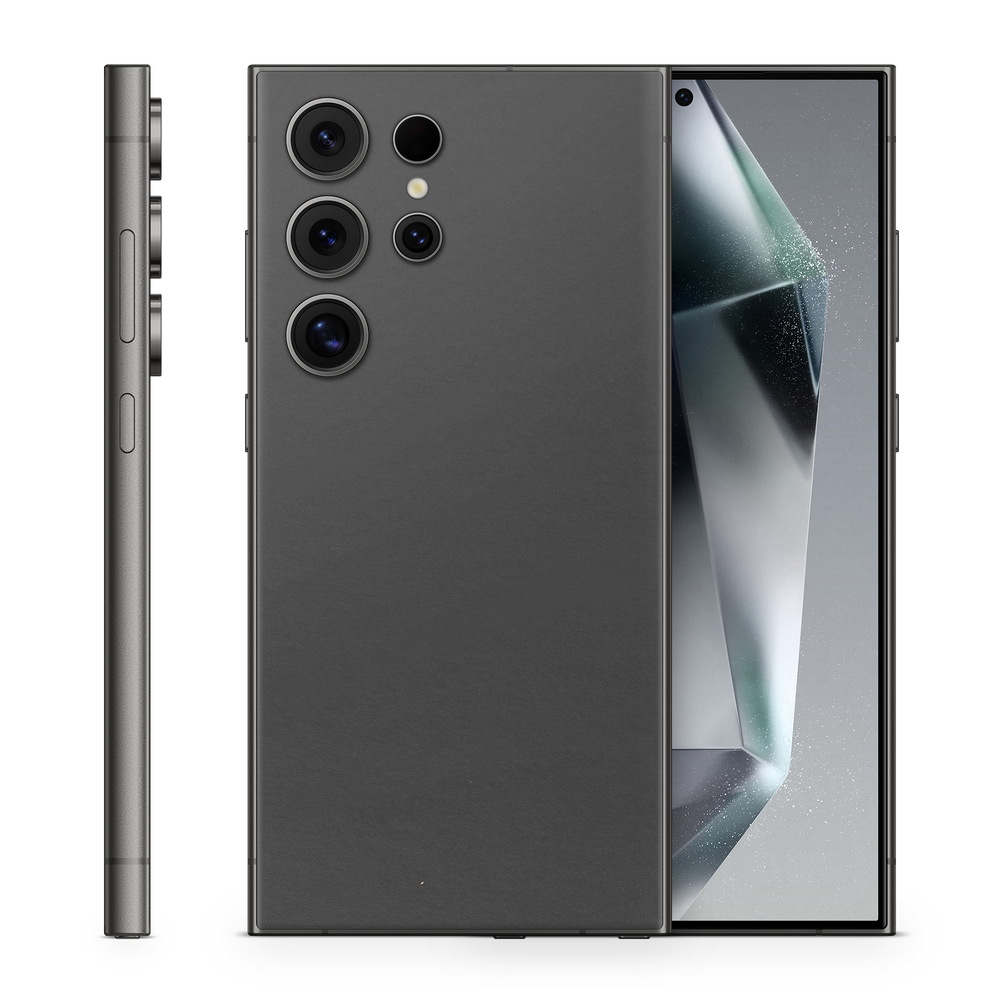 Samsung Galaxy S25 Ultra Essentials Matte Black Skin Wrap Cover