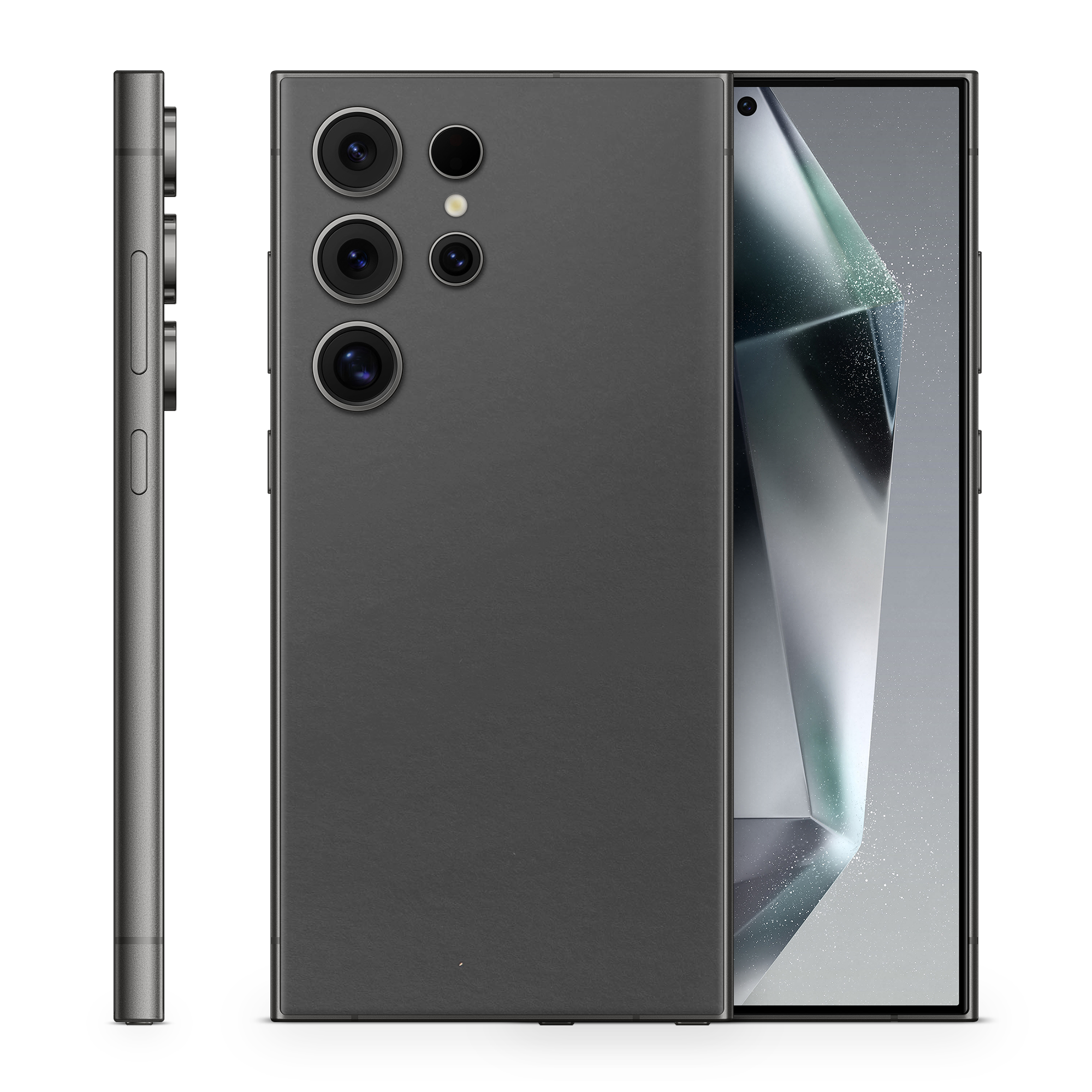 Samsung Galaxy S25 Ultra Essentials Matte Black Skin Wrap Cover