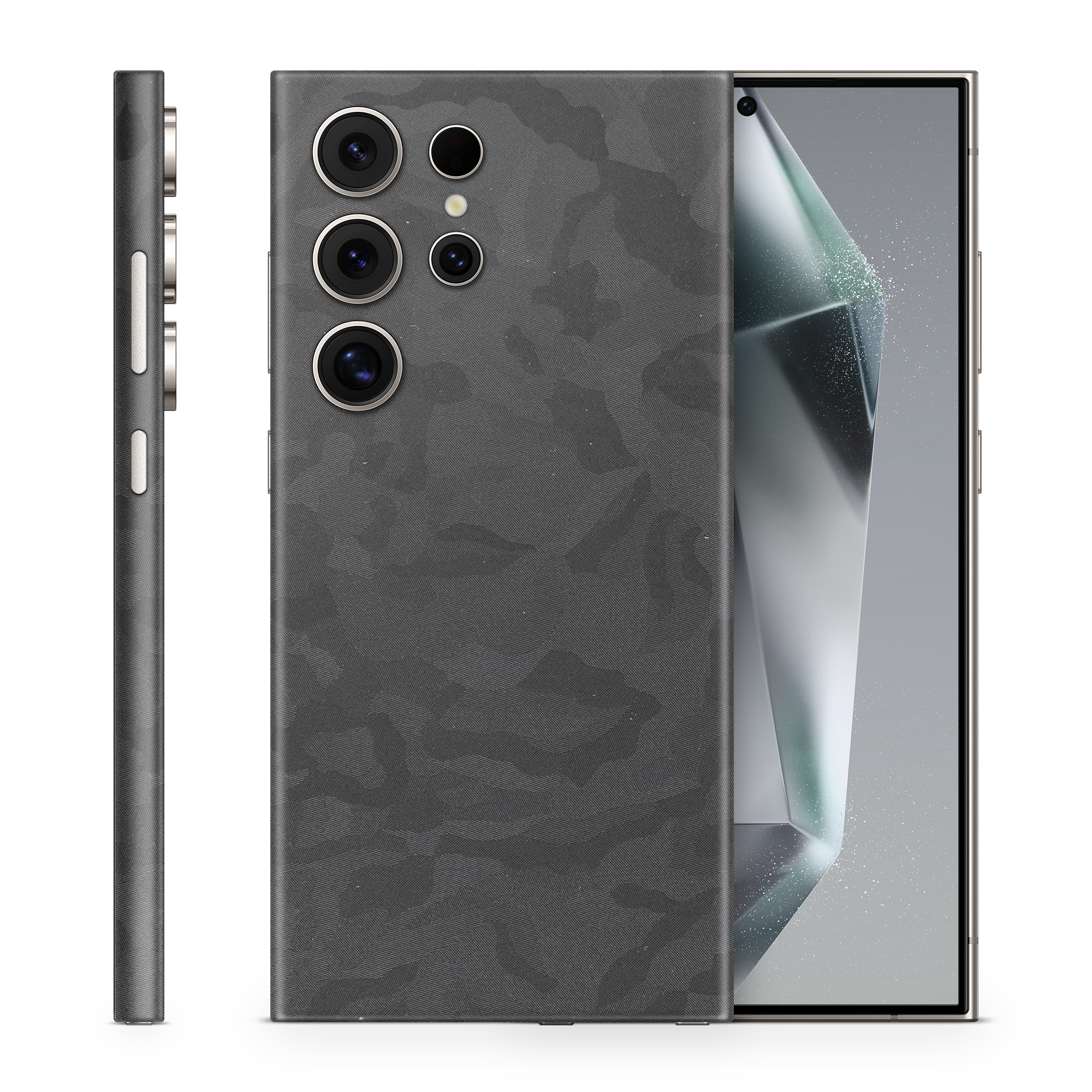Samsung Galaxy S25 Ultra Professional Black Camo Skin Wrap Cover