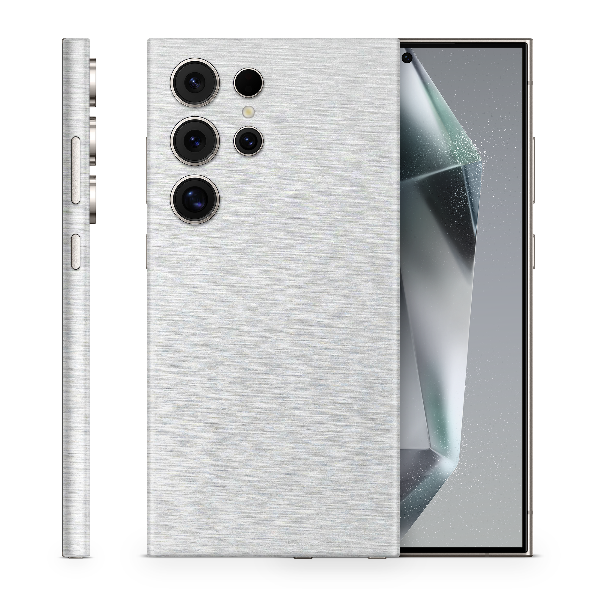 Samsung Galaxy S25 Ultra Professional Brushed Aluminum Skin Wrap Cover