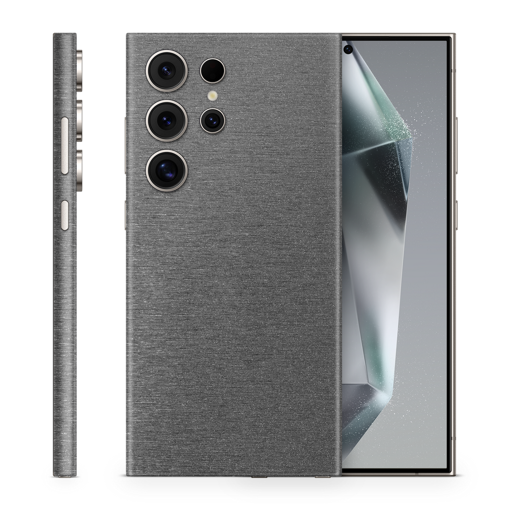 Samsung Galaxy S25 Ultra Professional Brushed Black Skin Wrap Cover