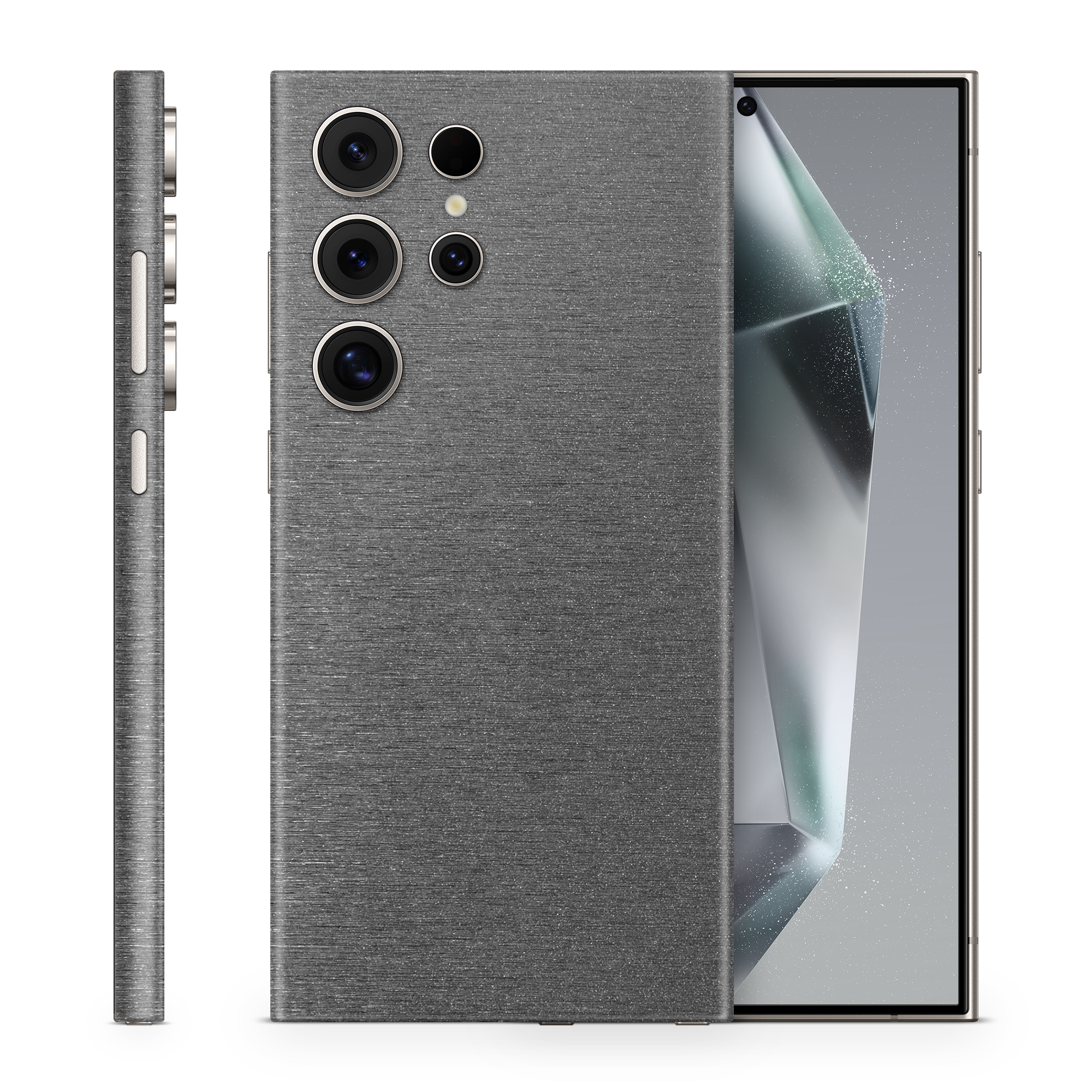 Samsung Galaxy S25 Ultra Professional Brushed Black Skin Wrap Cover
