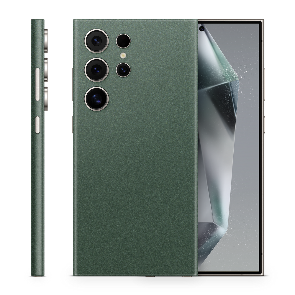 Samsung Galaxy S25 Ultra Professional Matte Green Metallic Skin Wrap Cover