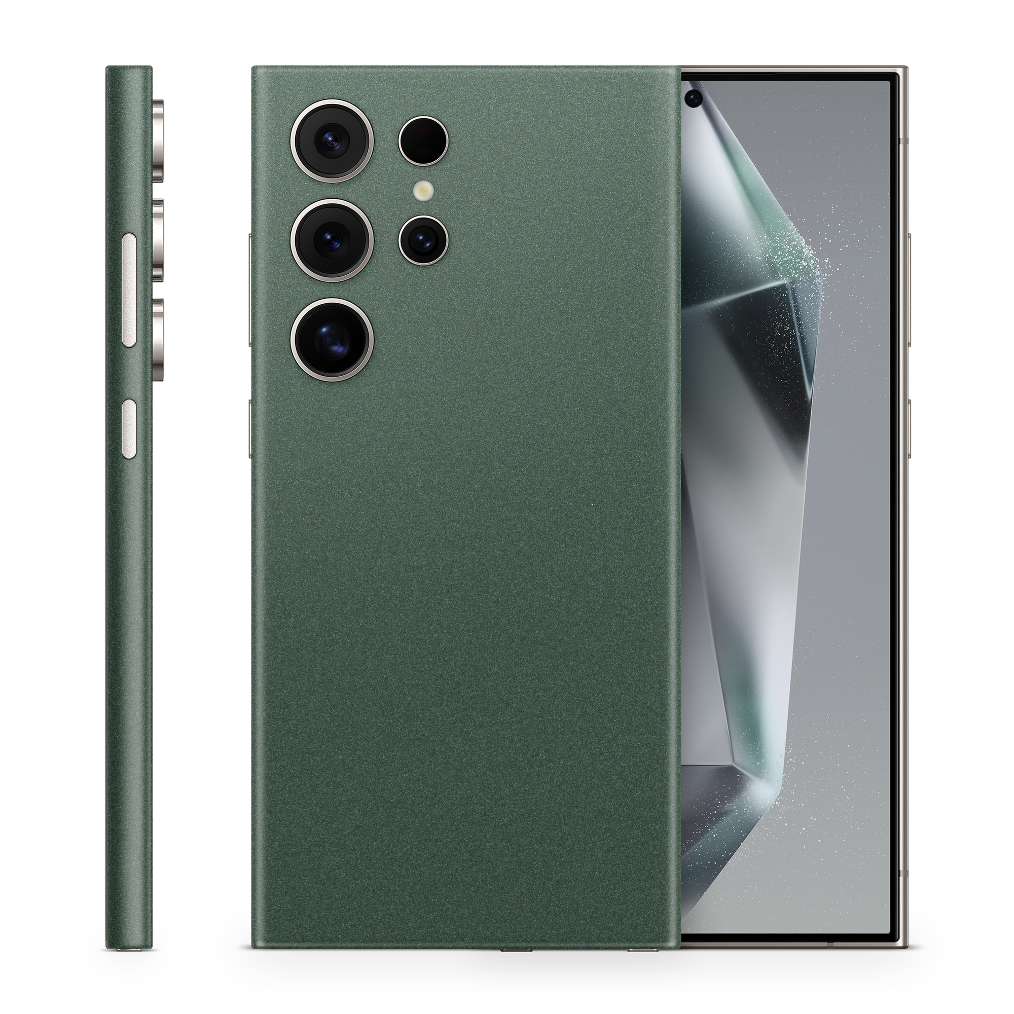 Samsung Galaxy S25 Ultra Professional Matte Green Metallic Skin Wrap Cover