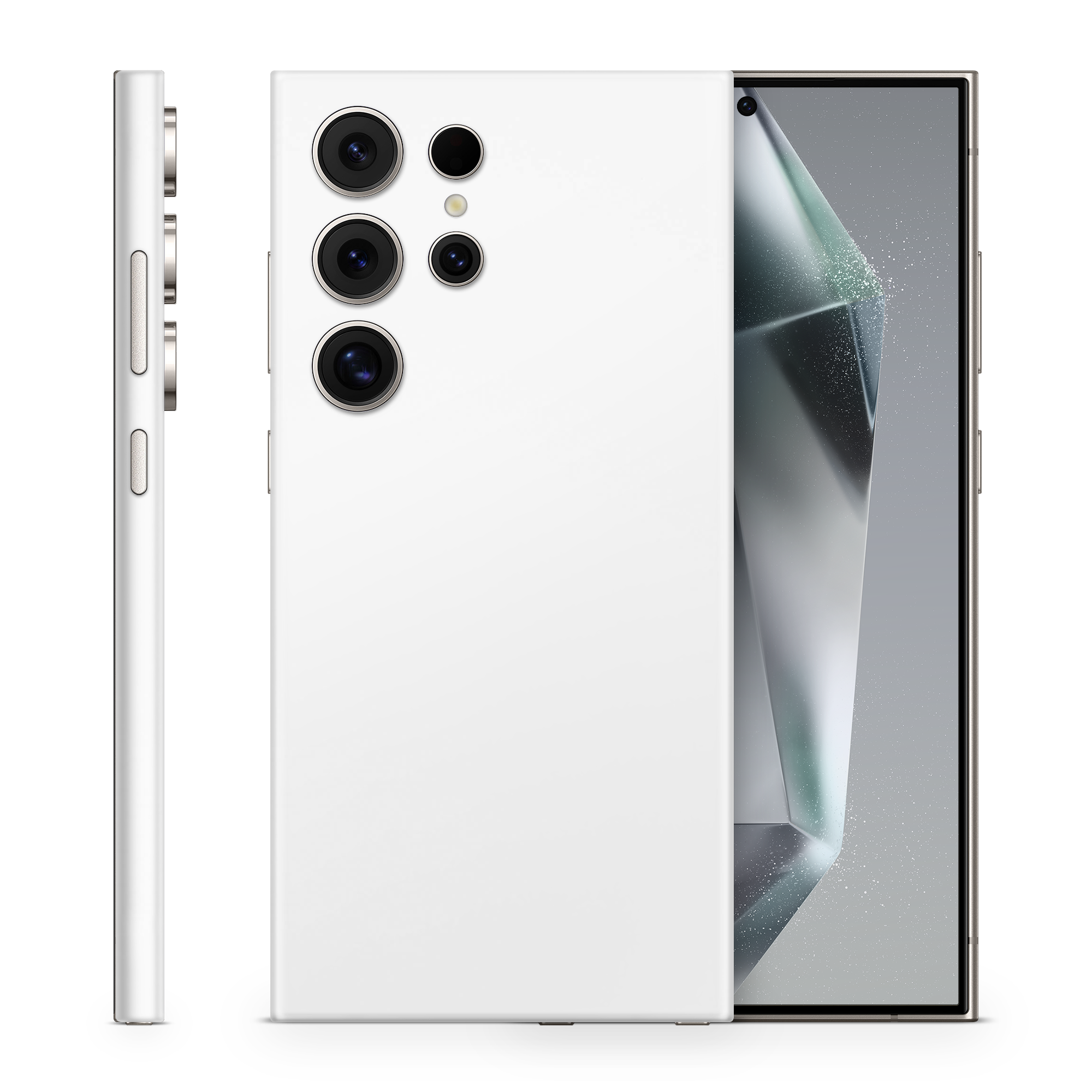 Samsung Galaxy S25 Ultra Professional Satin White Skin Wrap Cover