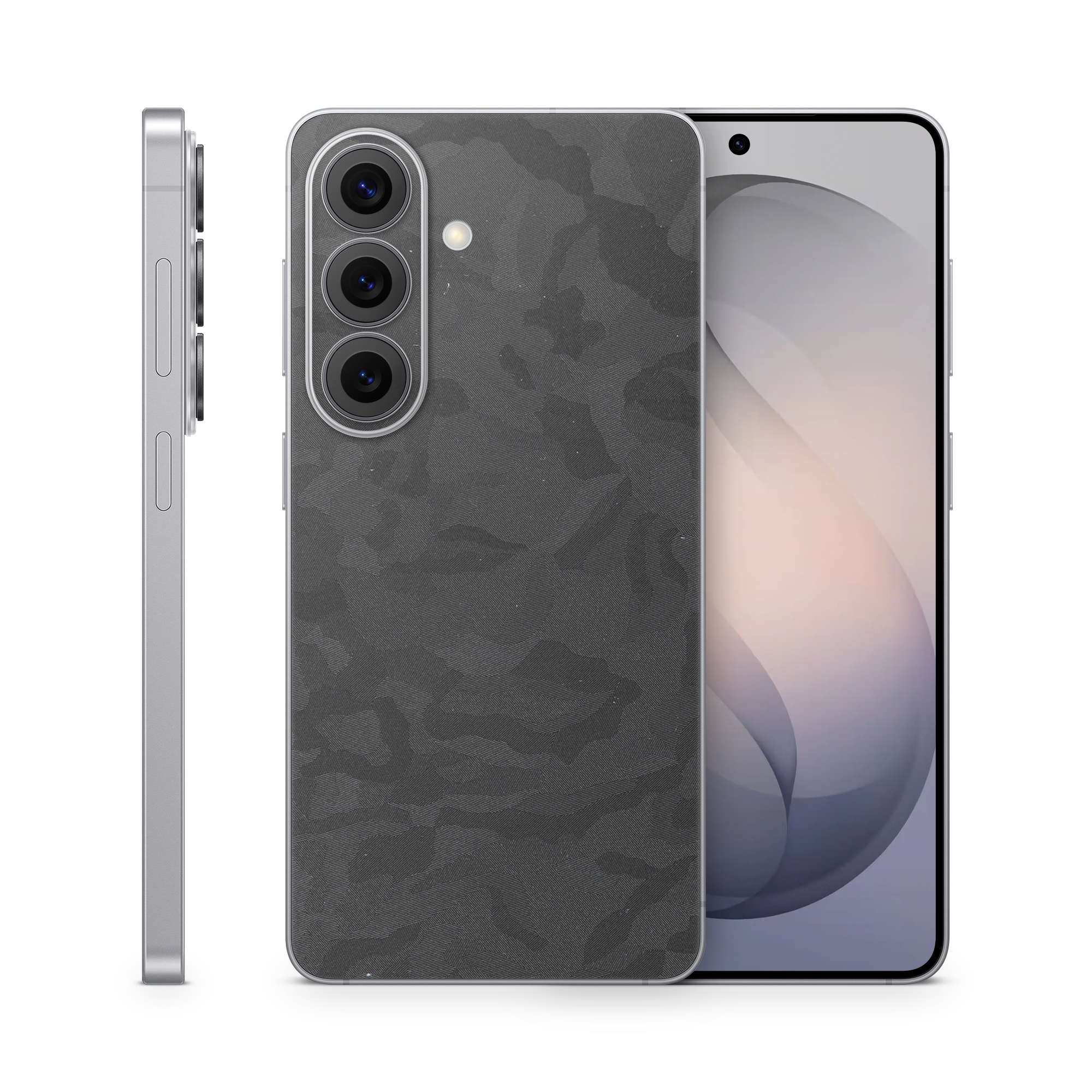 Samsung Galaxy S26 Essentials Black Camo Skin Wrap Cover