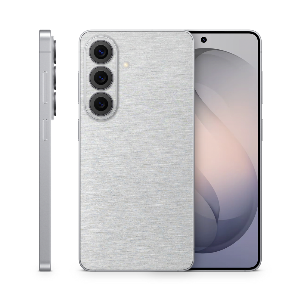 Samsung Galaxy S26 Essentials Brushed Aluminum Skin Wrap Cover