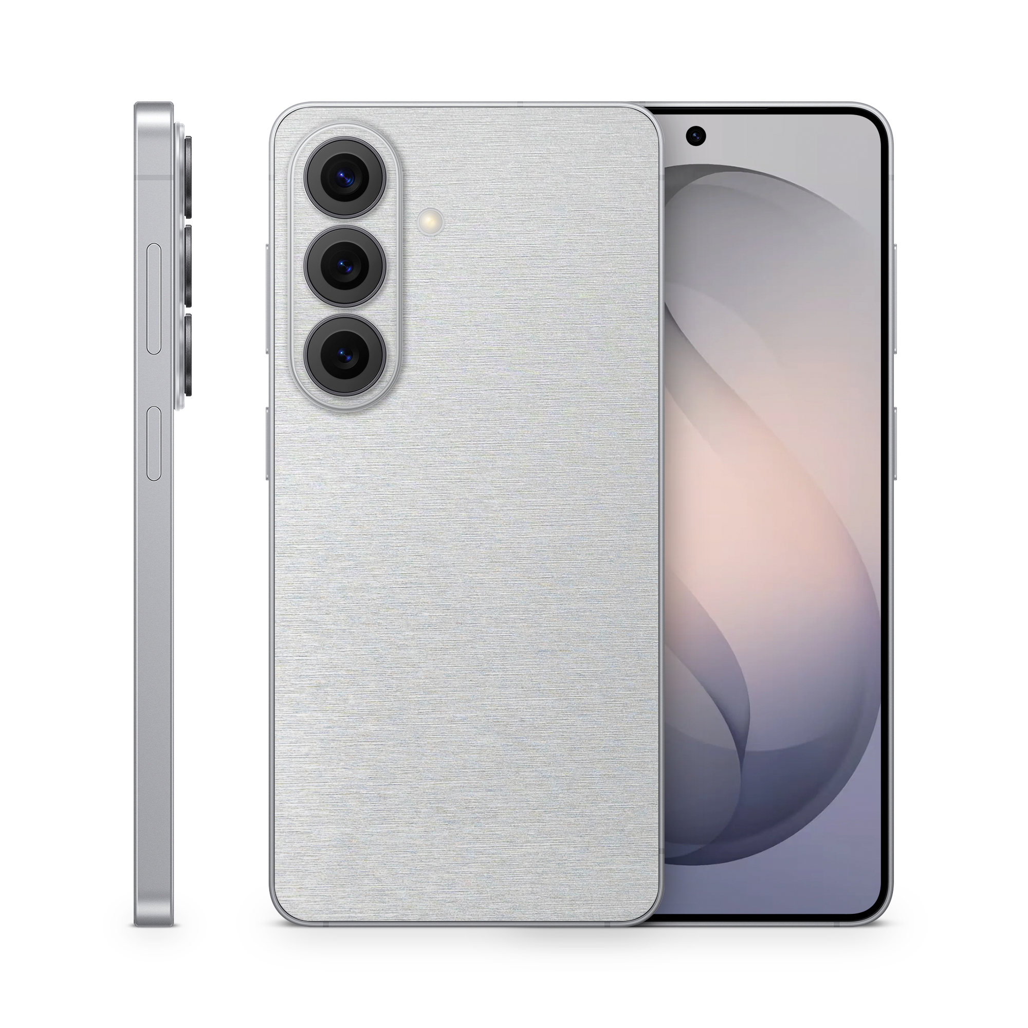 Samsung Galaxy S26 Essentials Brushed Aluminum Skin Wrap Cover