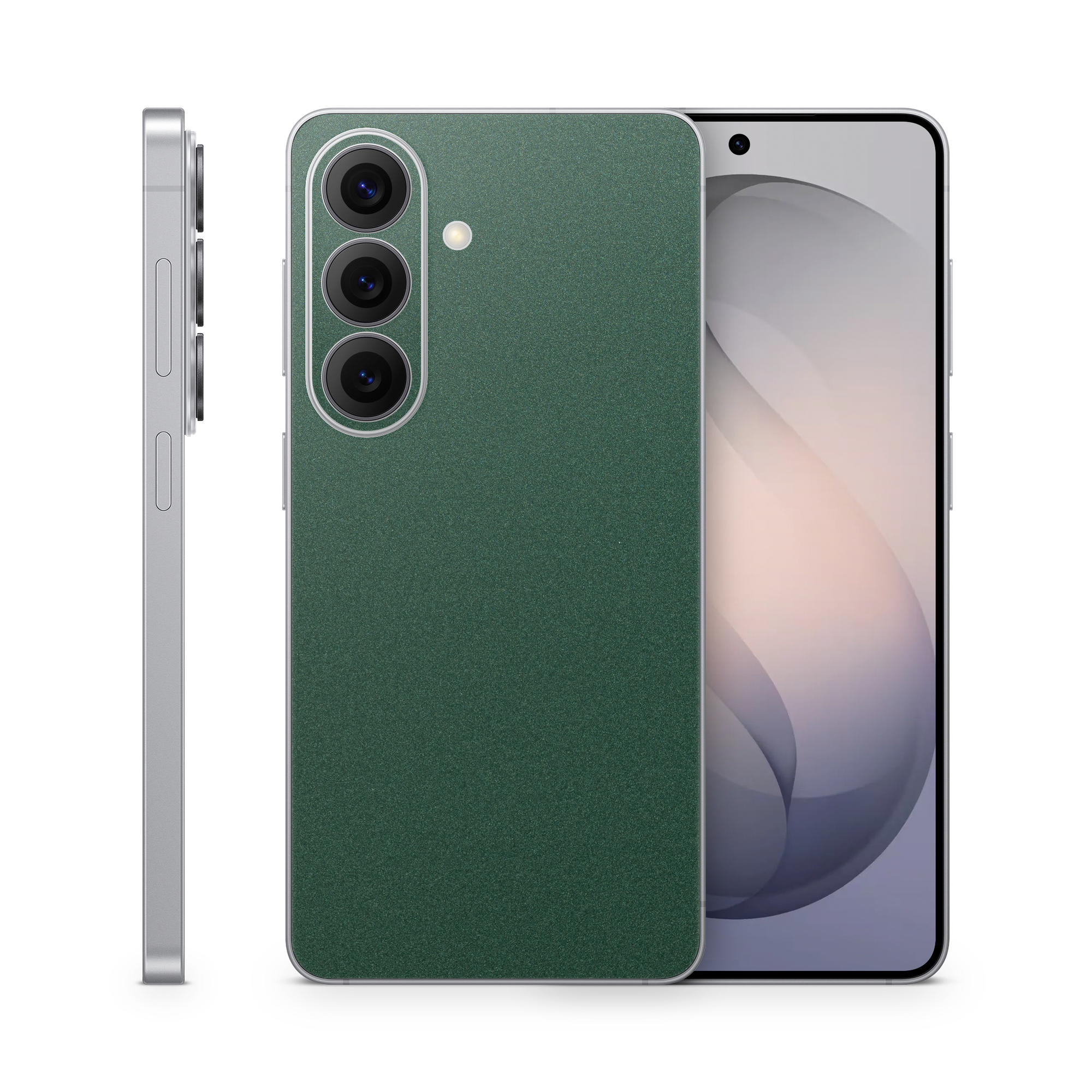 Samsung Galaxy S26 Essentials Matte Green Metallic Skin Wrap Cover