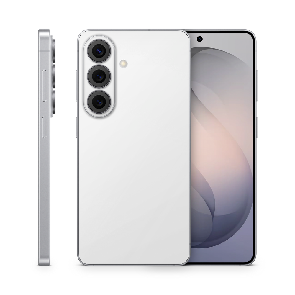 Samsung Galaxy S26 Essentials Satin White Skin Wrap Cover