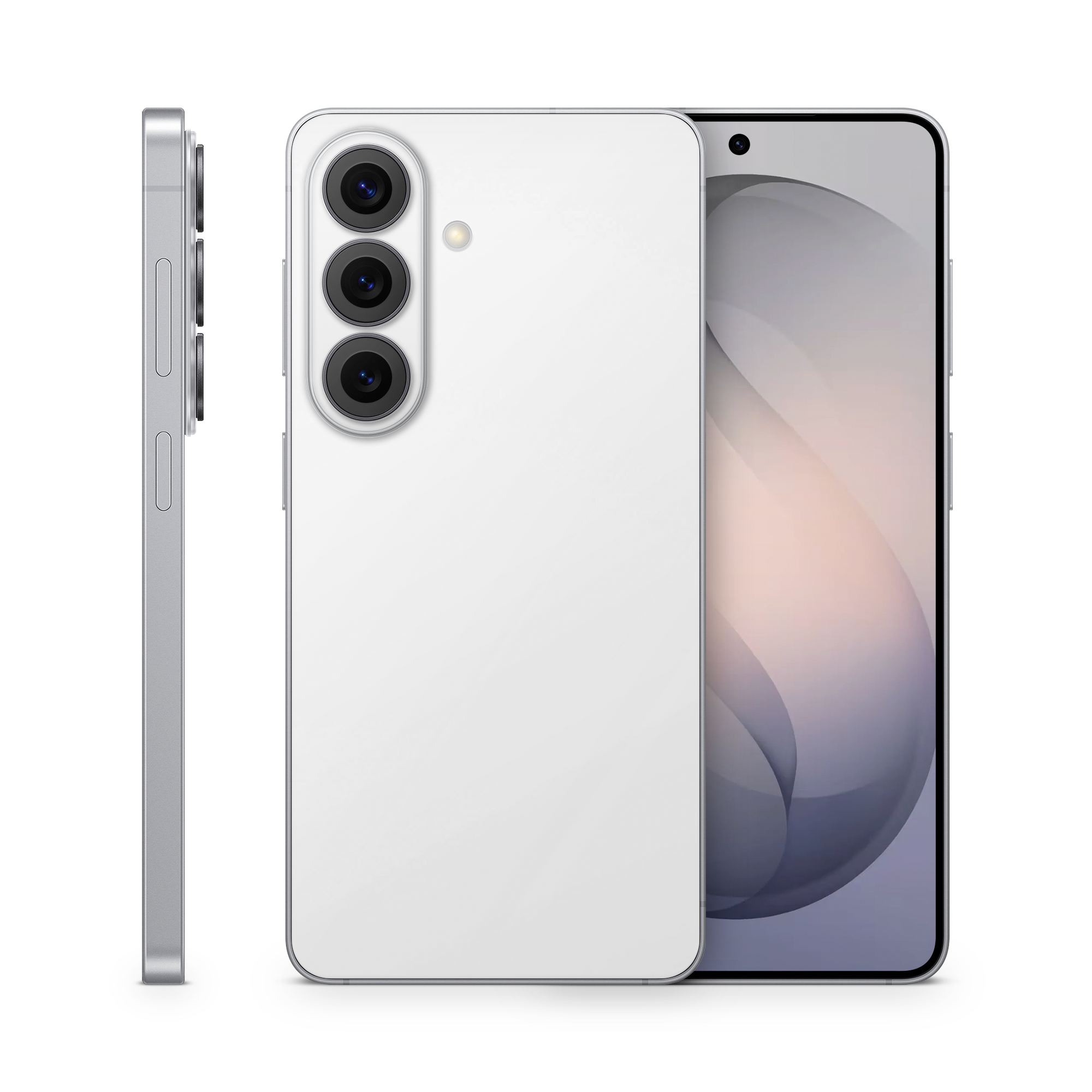 Samsung Galaxy S26 Essentials Satin White Skin Wrap Cover