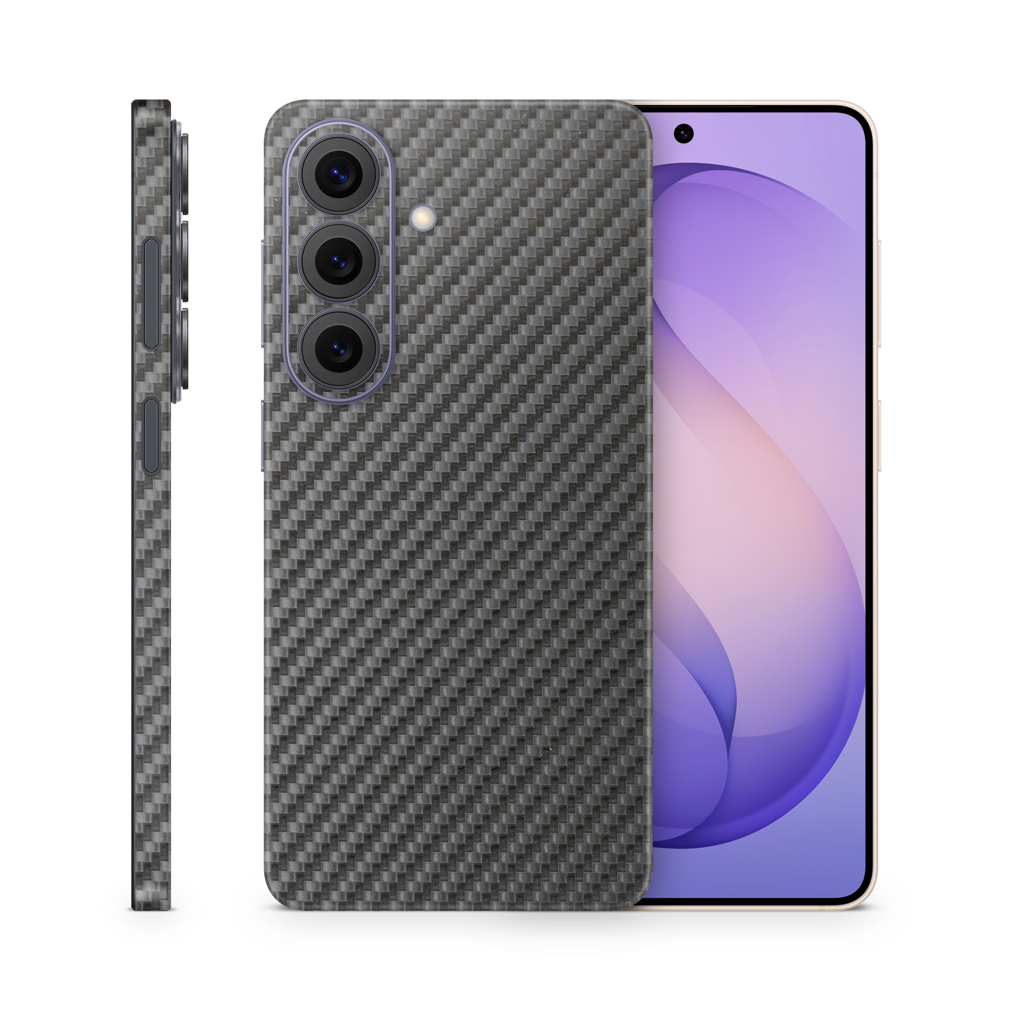 Samsung Galaxy S26 Professional Black Carbon Fiber Skin Wrap Cover