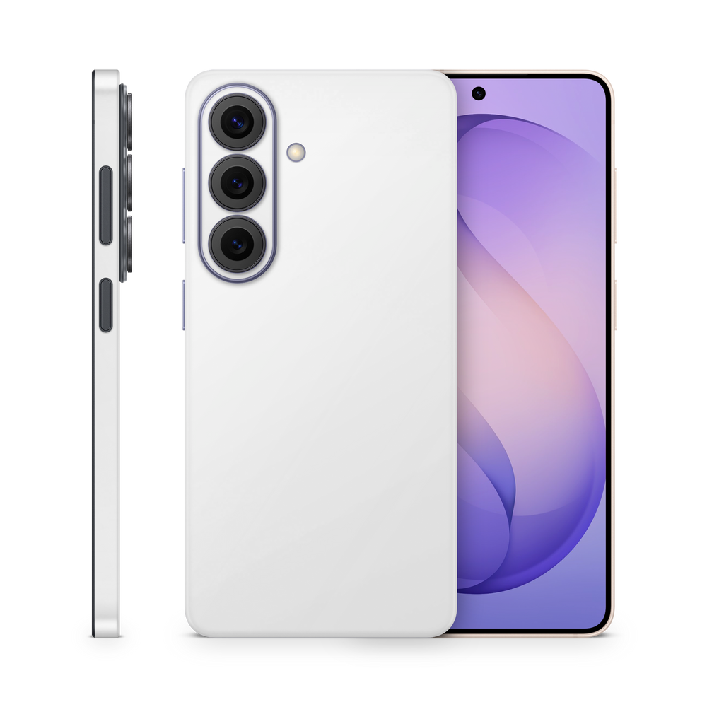Samsung Galaxy S26 Professional Satin White Skin Wrap Cover