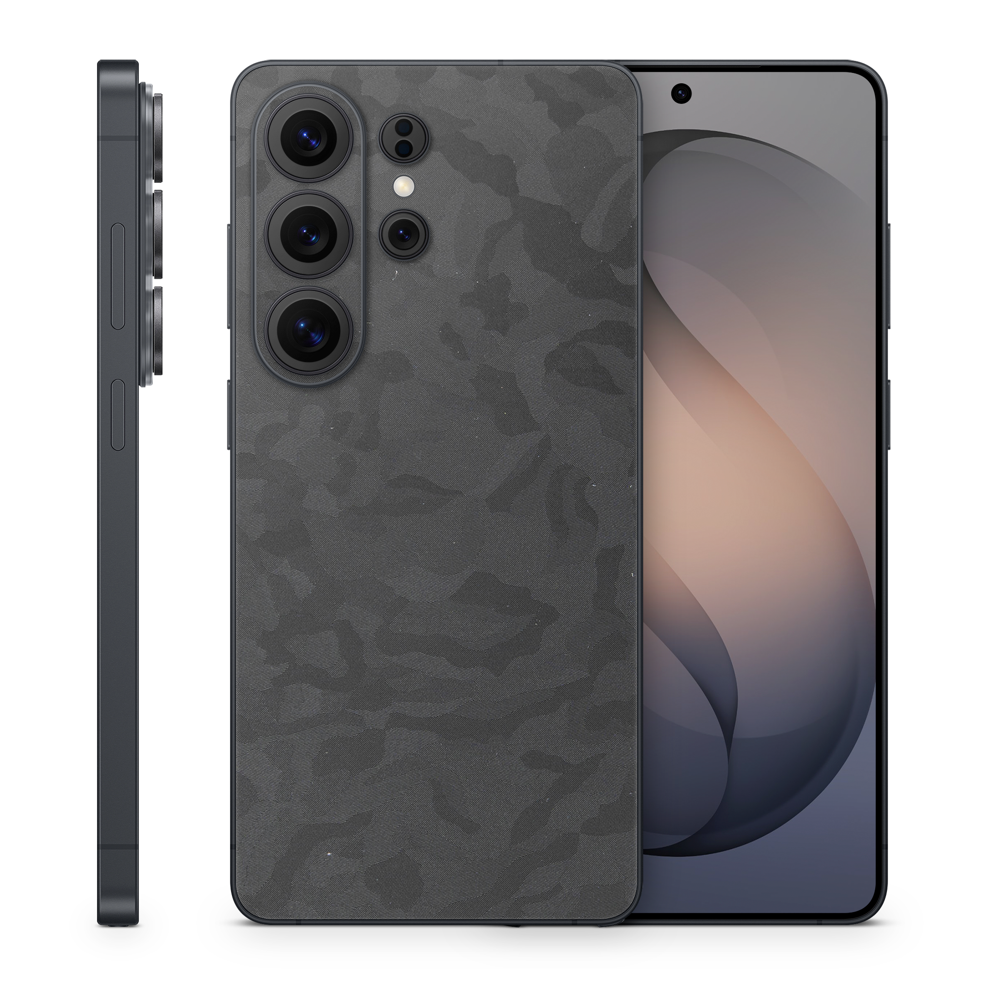 Samsung Galaxy S26 Ultra Essentials Black Camo Skin Wrap Cover